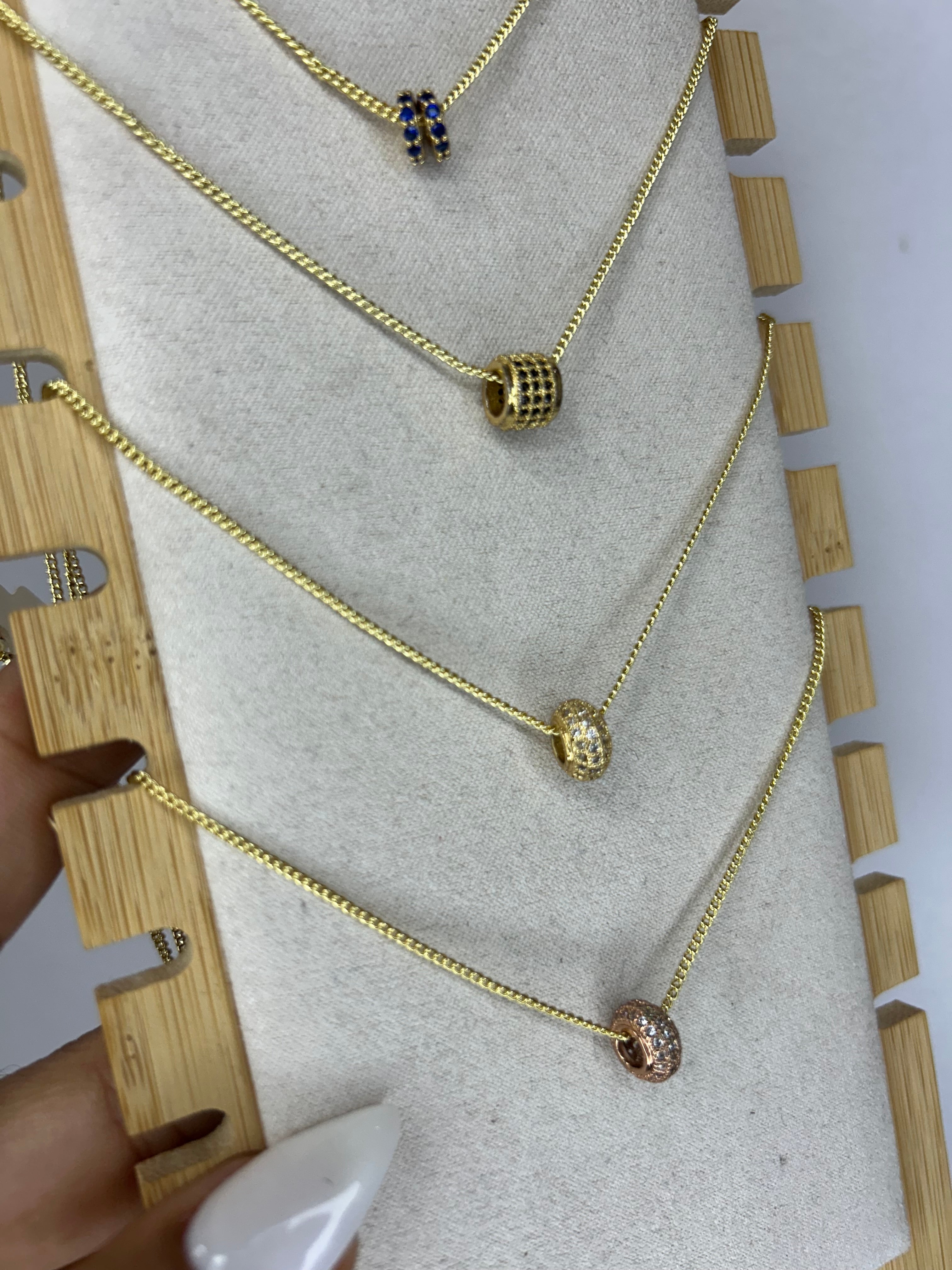 Collares con Dije Brillante
