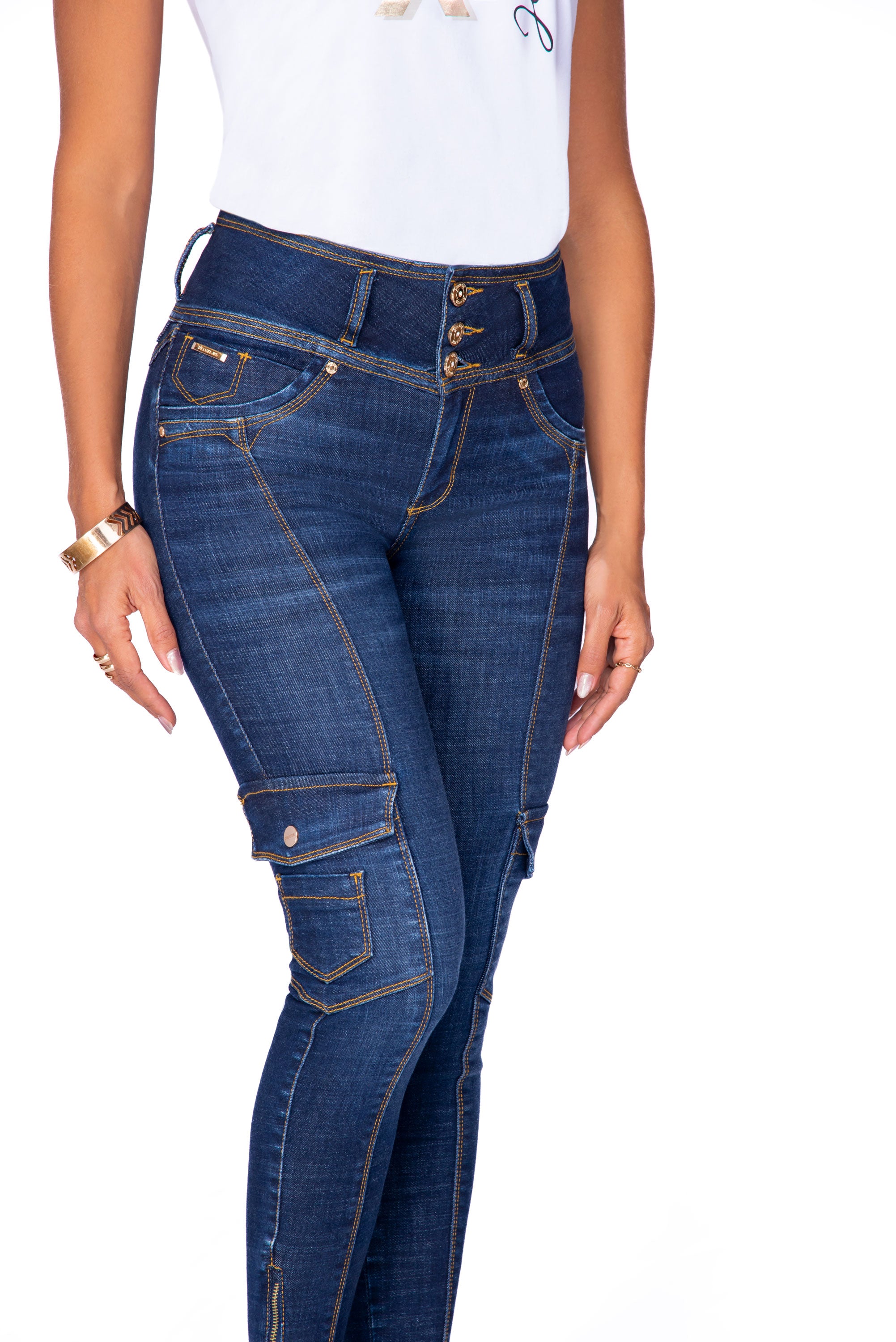 Cargo Skinny Jean 3 Botones