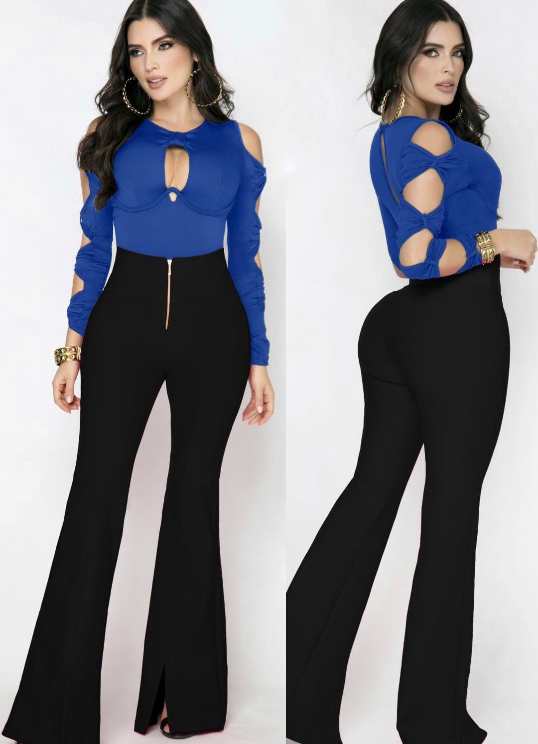 Pantalón Flare Black Elegance