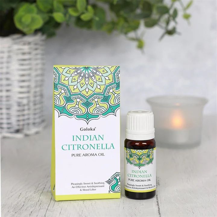 Aceite Aromático Puro de Citronela India – Frescura Natural y Bienestar