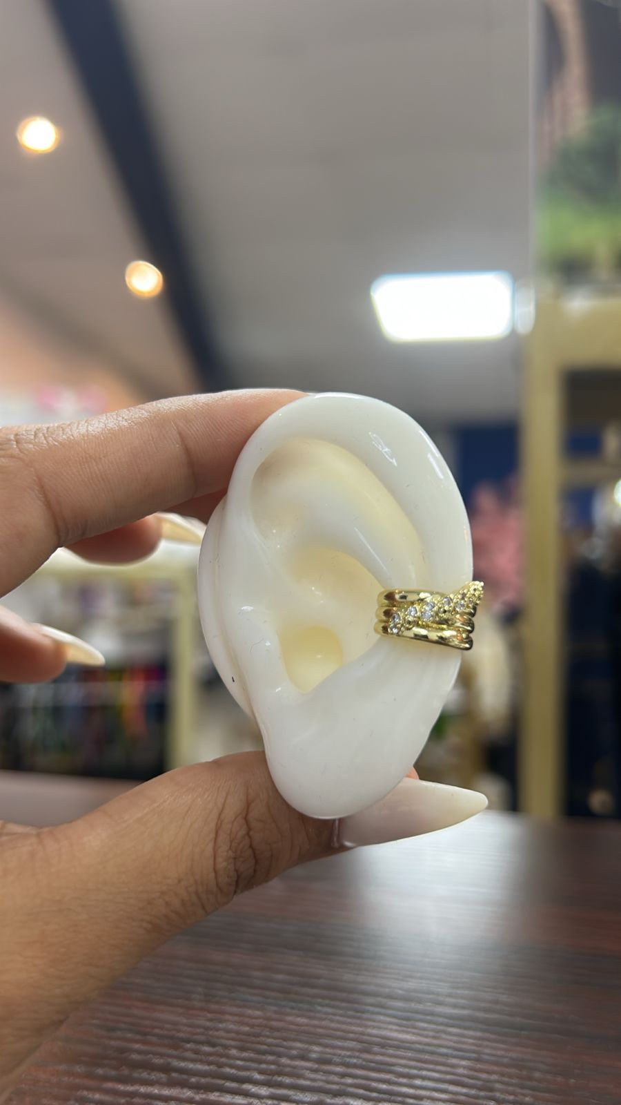 Ear Cuffs Dorados Morenos