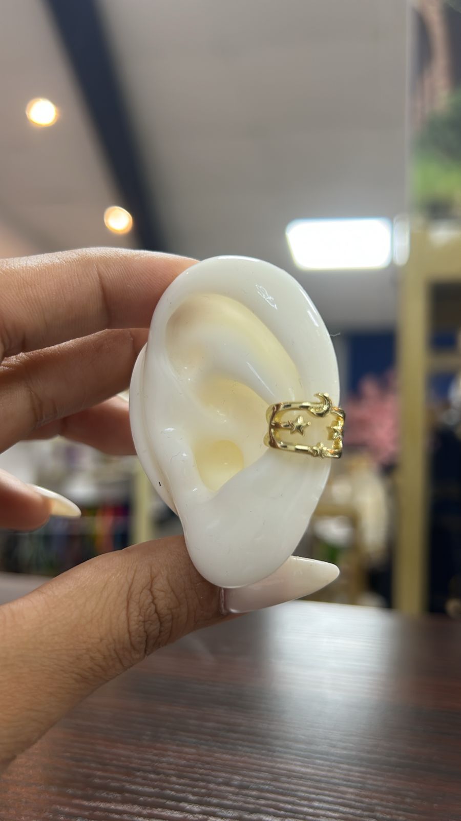 Ear Cuffs Dorados Morenos