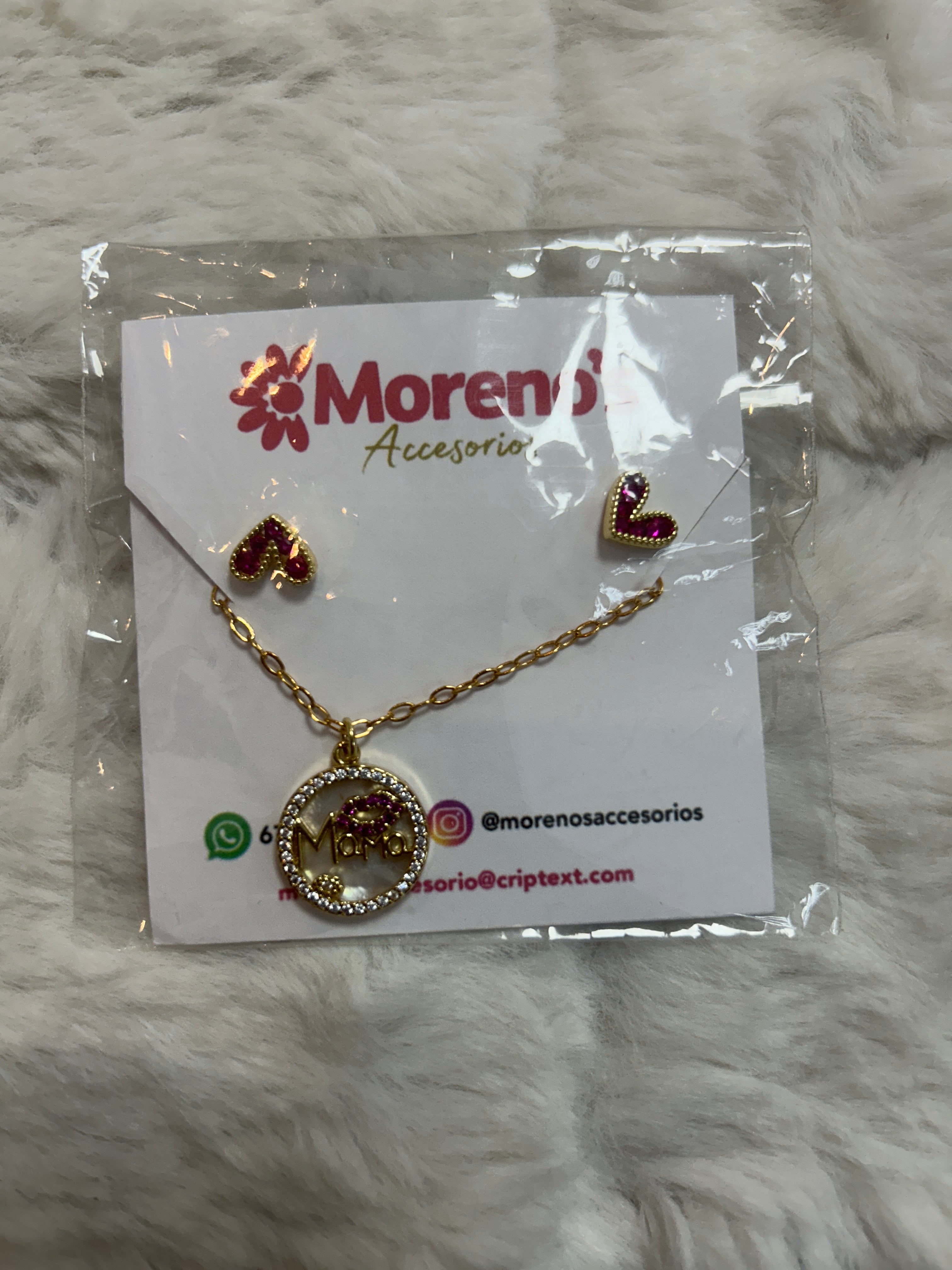 Set Mamá Corazón Rubí