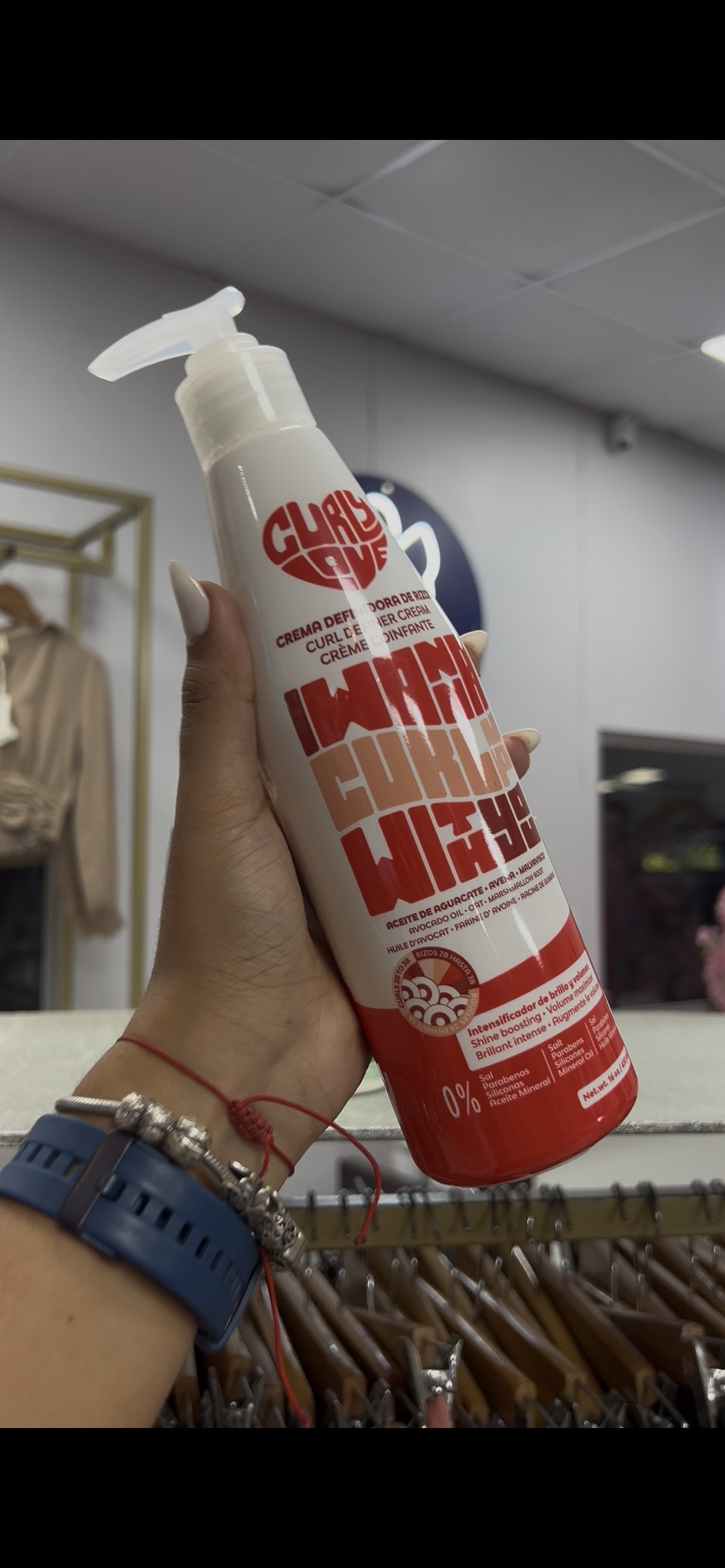 Curly Love- Curl Definer Cream “Wanna Curl All Wife”