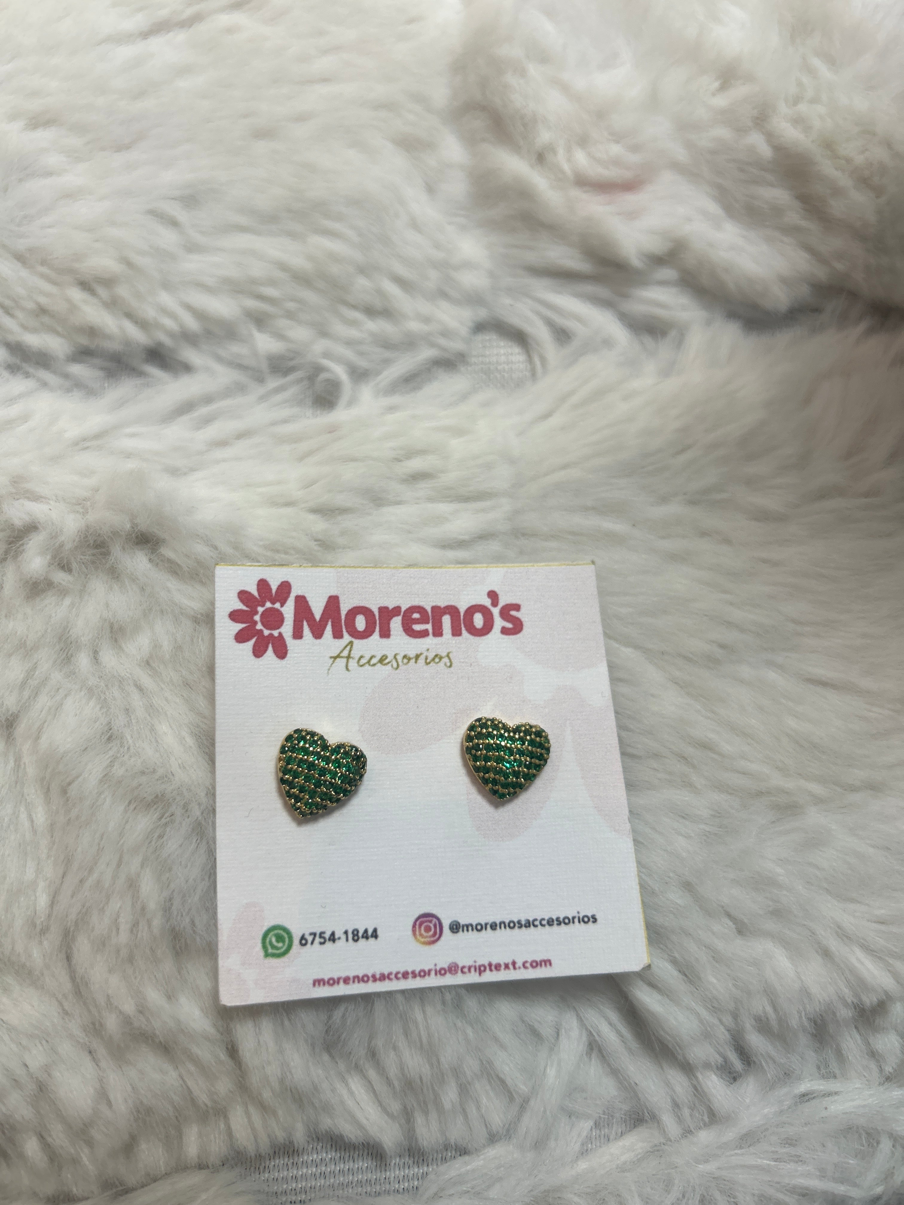 Aretes Corazón Glam