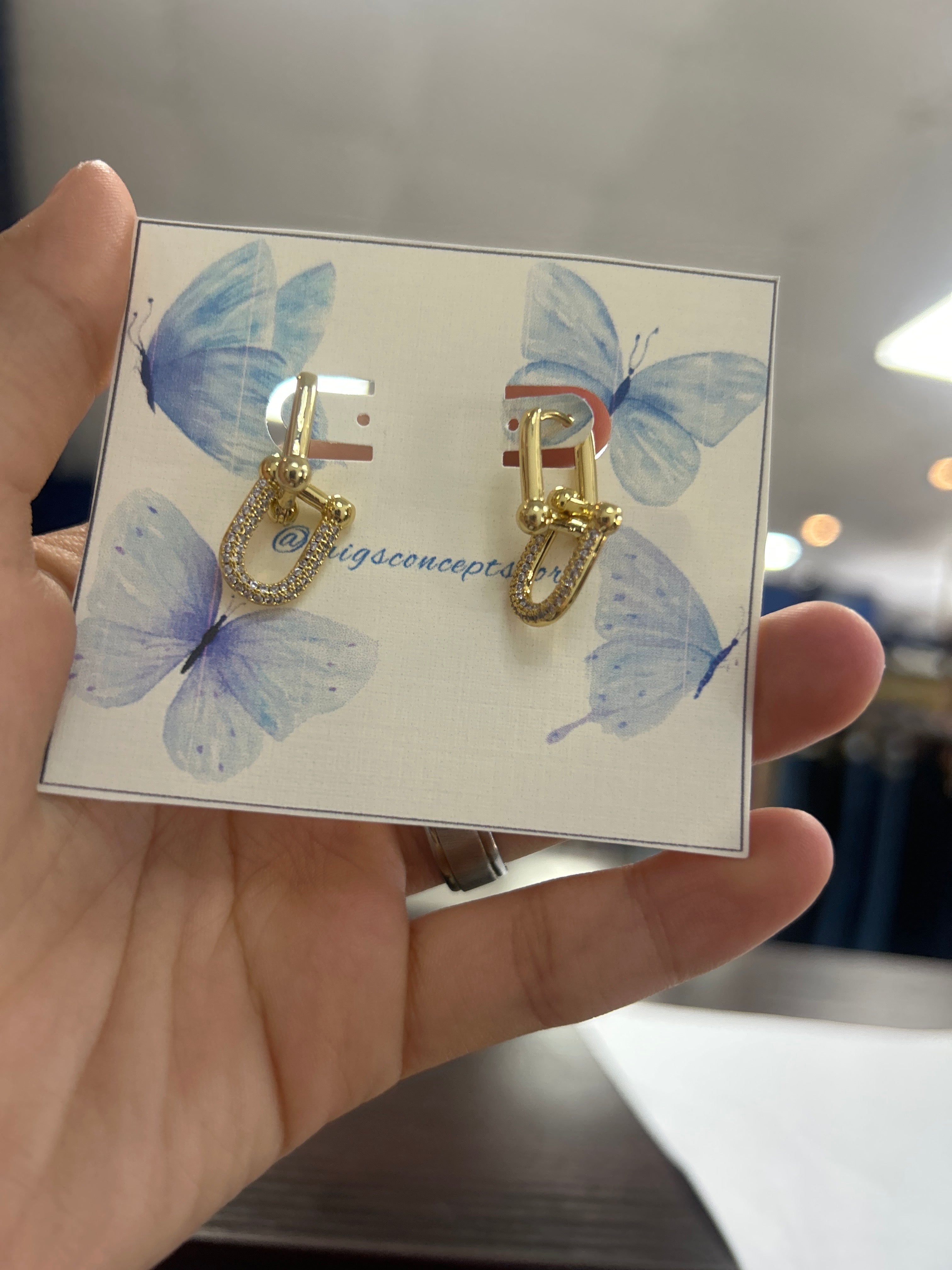 Aretes de Colgar Brillantes
