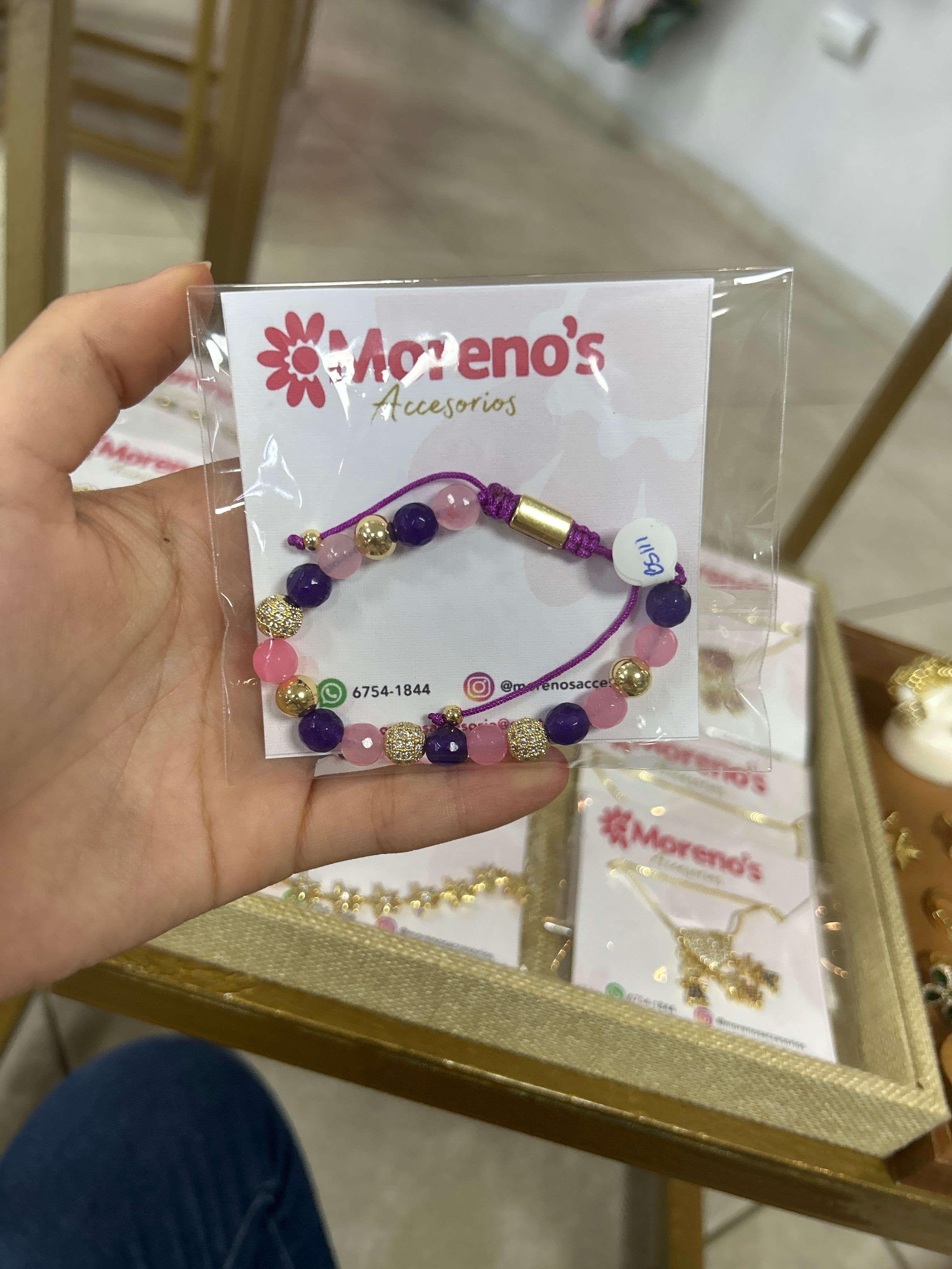 Pulsera morada