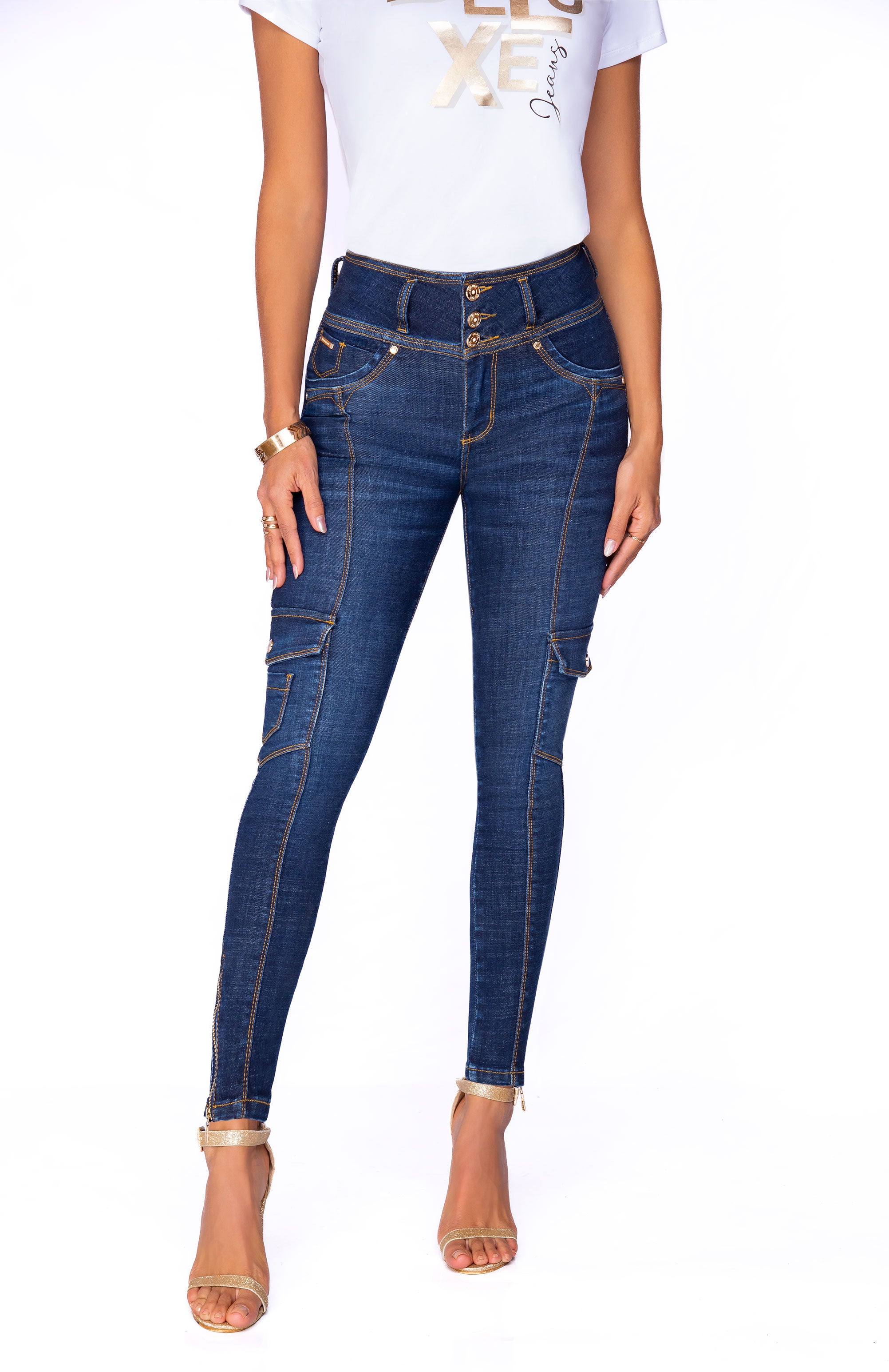 Cargo Skinny Jean 3 Botones