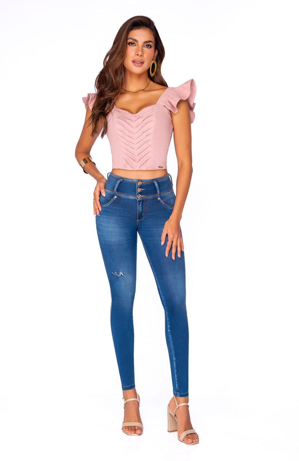 Push Up Skinny Jean 3 Botones