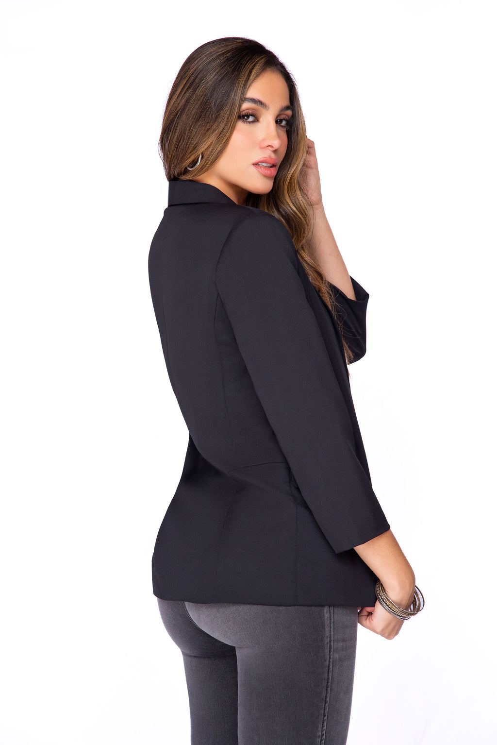 Grey Skinny Jean con Cinturón