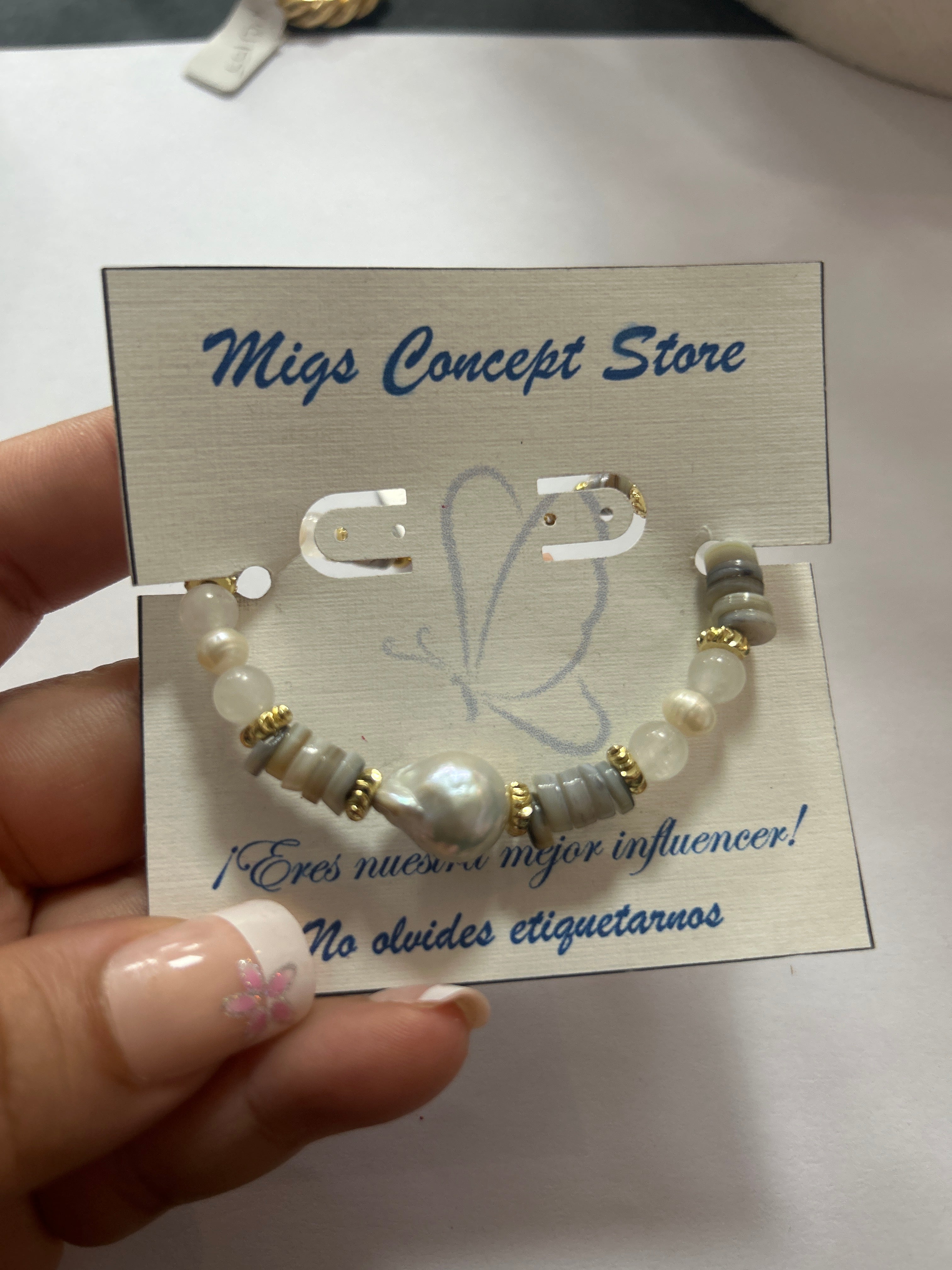 Pulsera Perla Marina