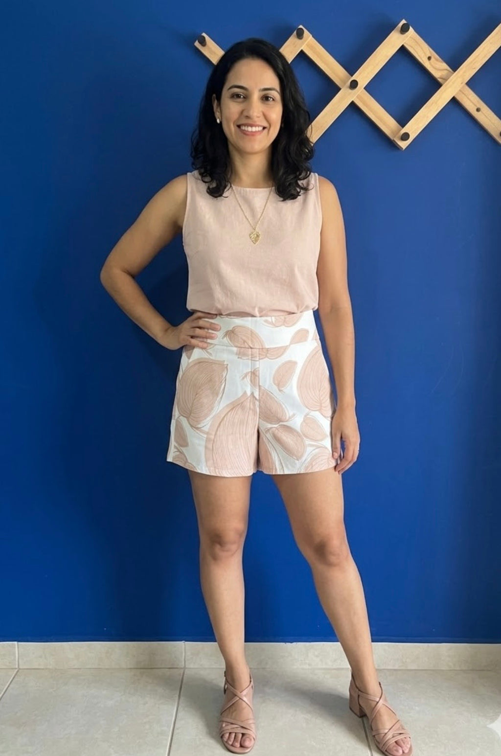 Pantalón Corto de Flores