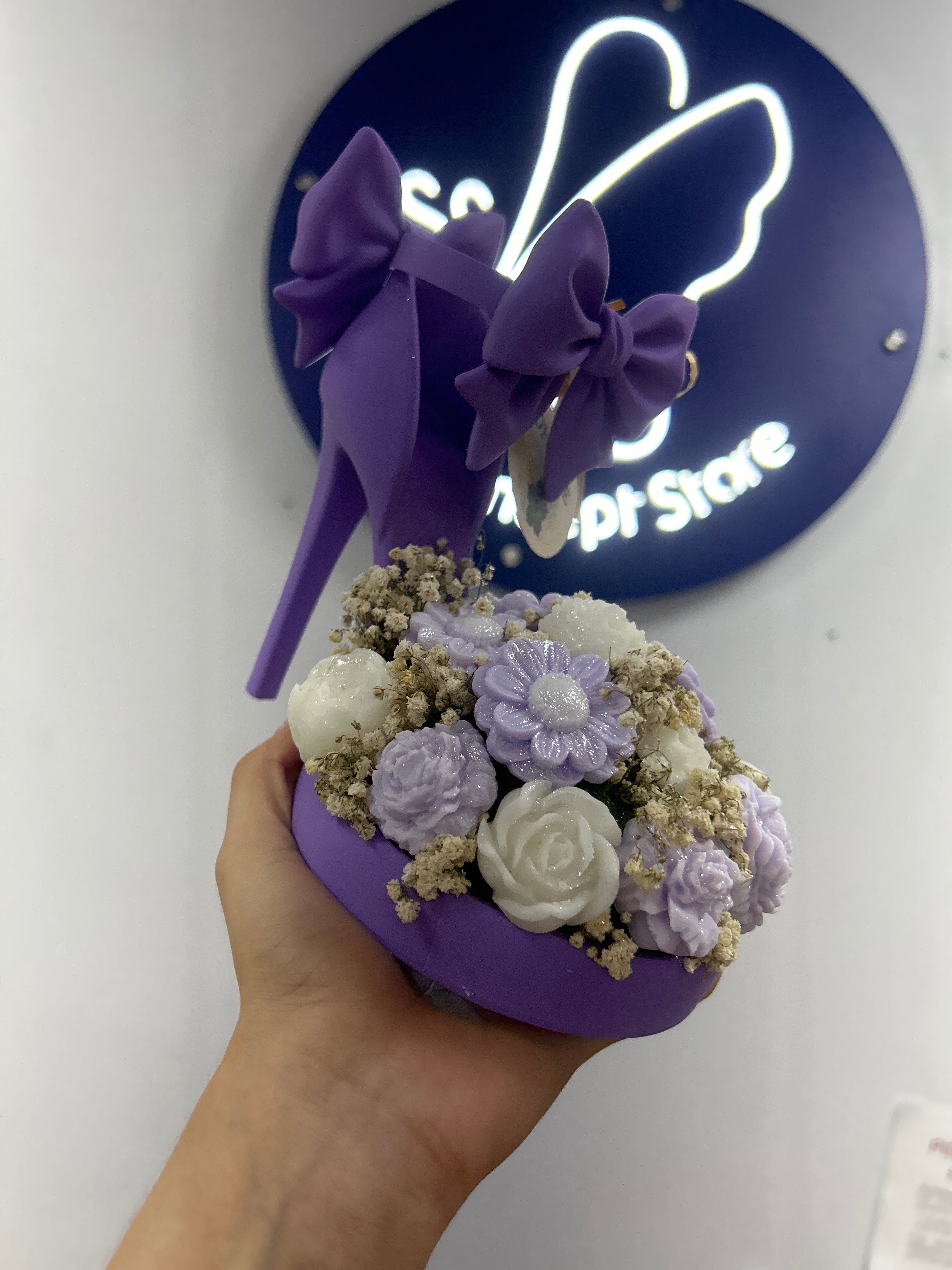 Bouquet Candle Shoes