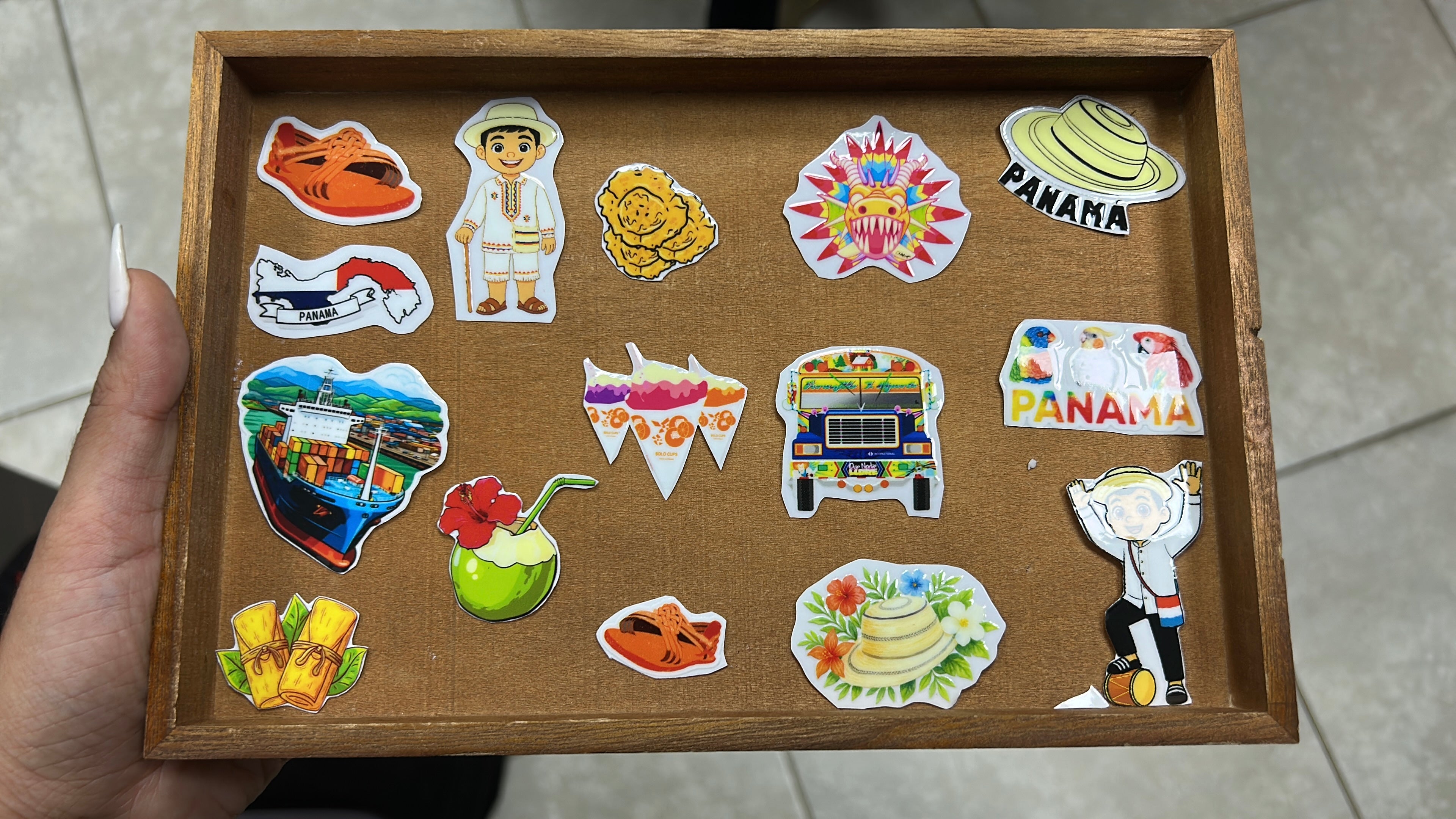 Stickers Panamá (4x$1.00)