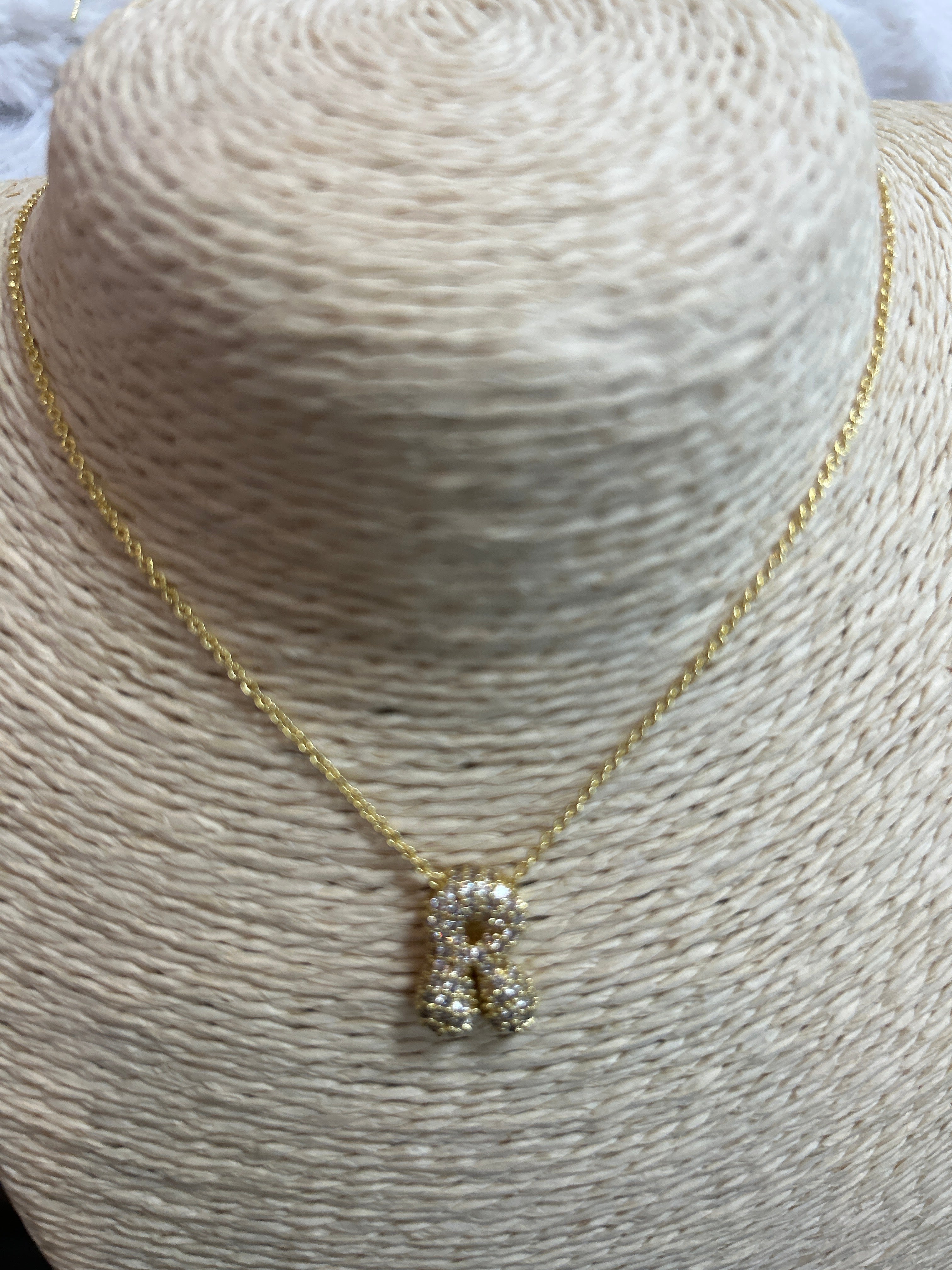 Collar Iniciales Doradas