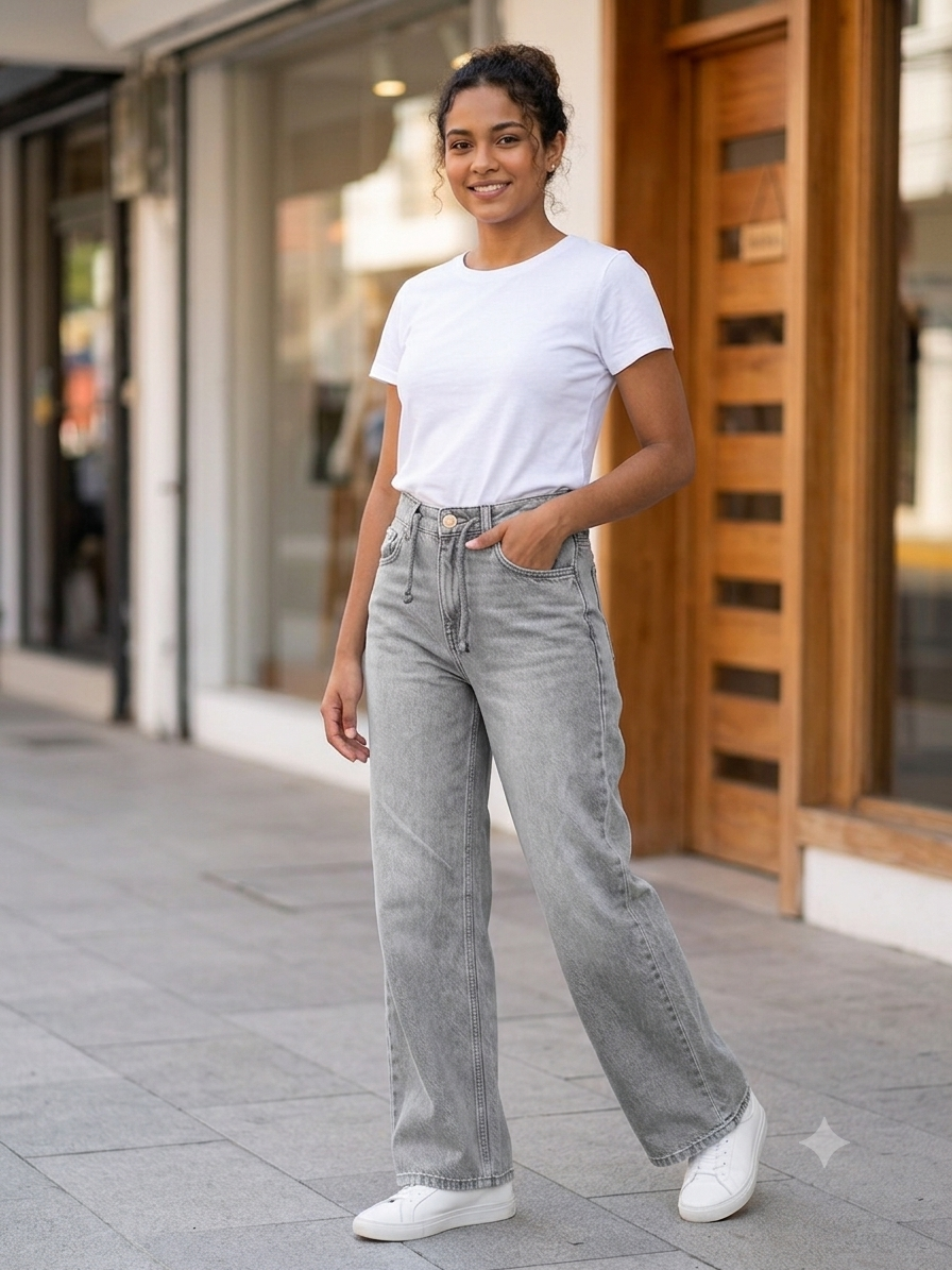 Jeans ZARA Gris