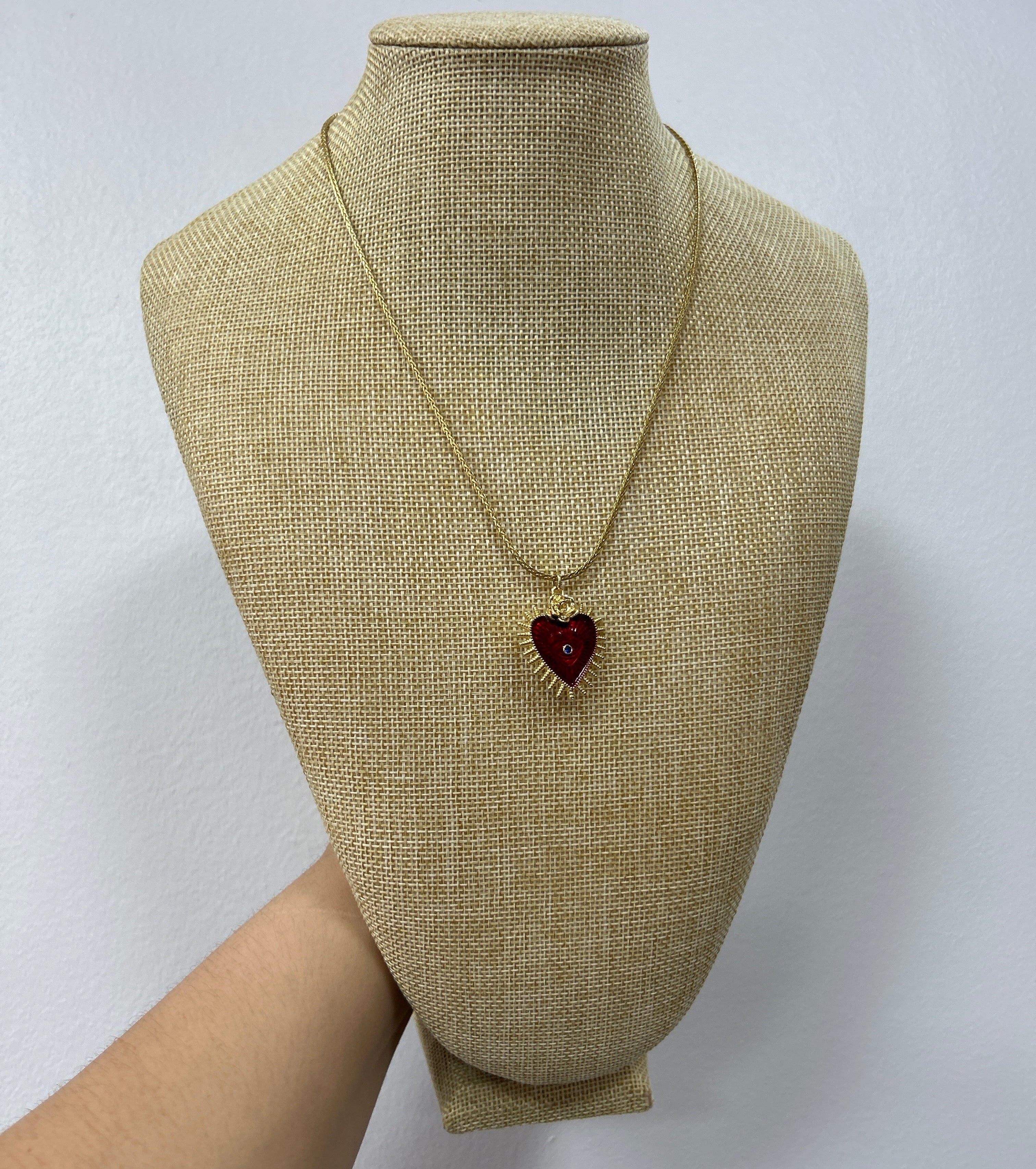 Collar Red Heart Divine