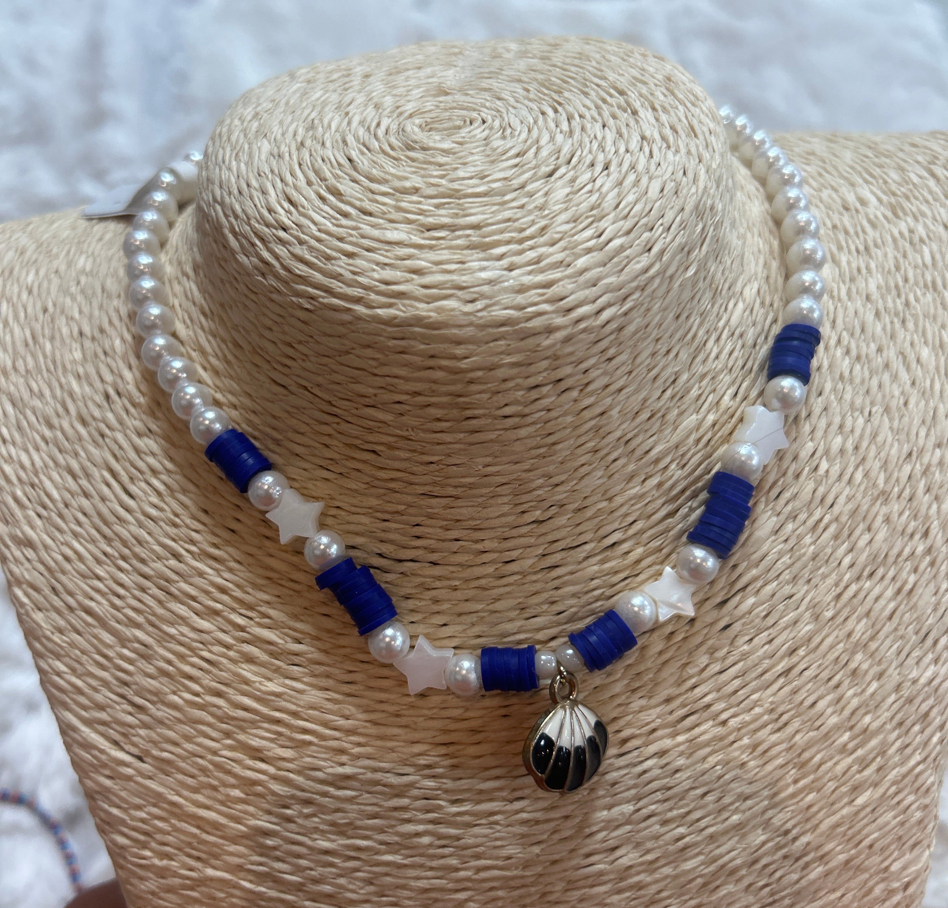 🐚 Collar Pearl Shell Dorado