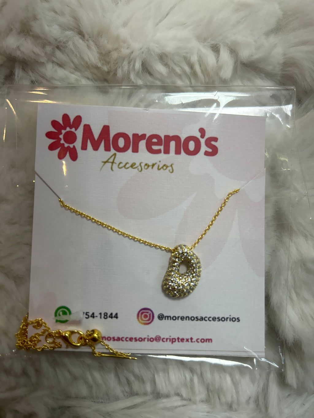 Collar Iniciales Doradas