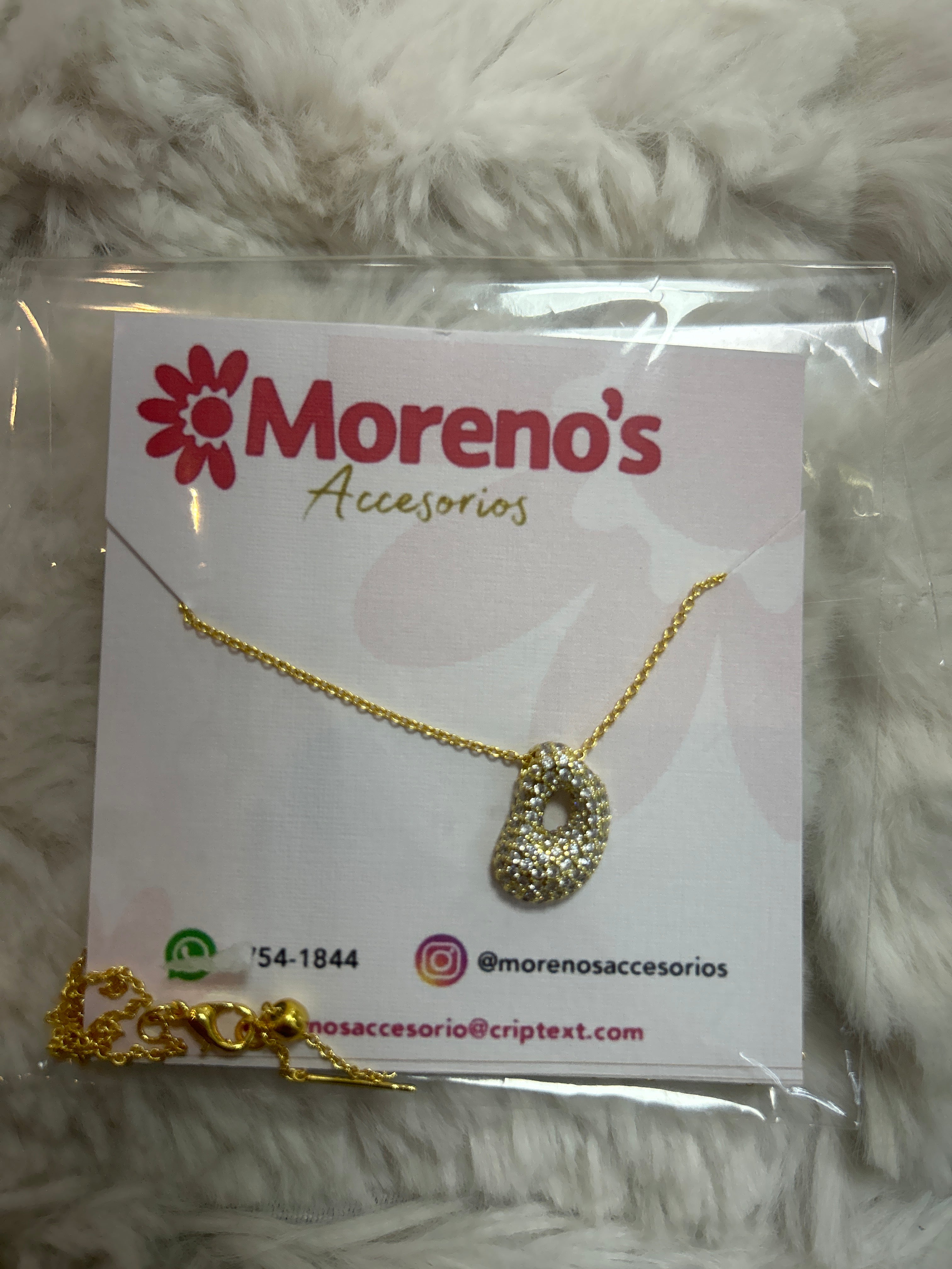 Collar Iniciales Doradas