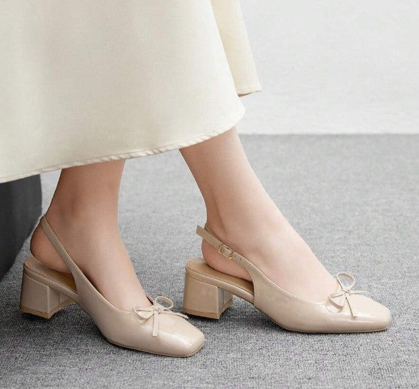 Slingback Charol Lazo Nude