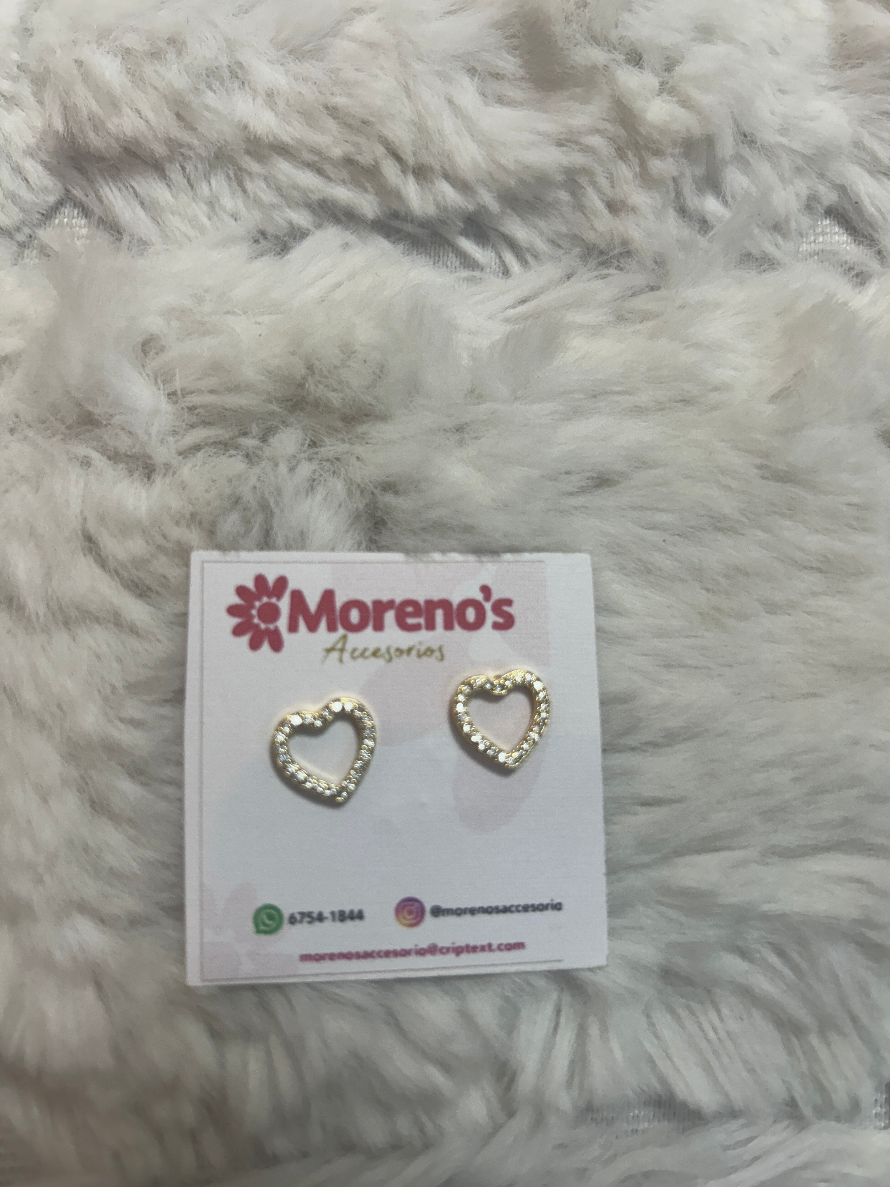 Aretes Corazón Dorado