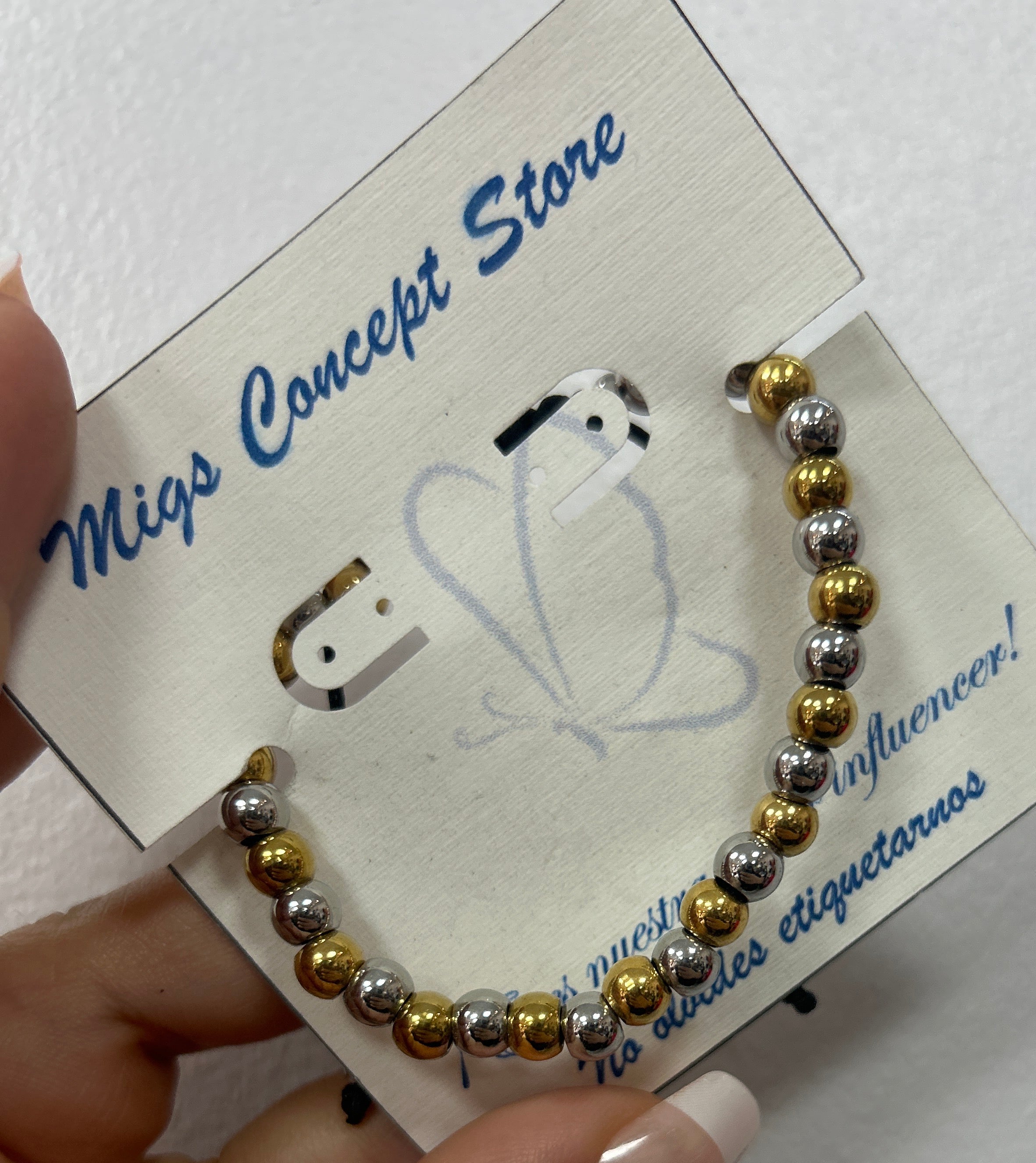 Pulsera Bicolor Esferas