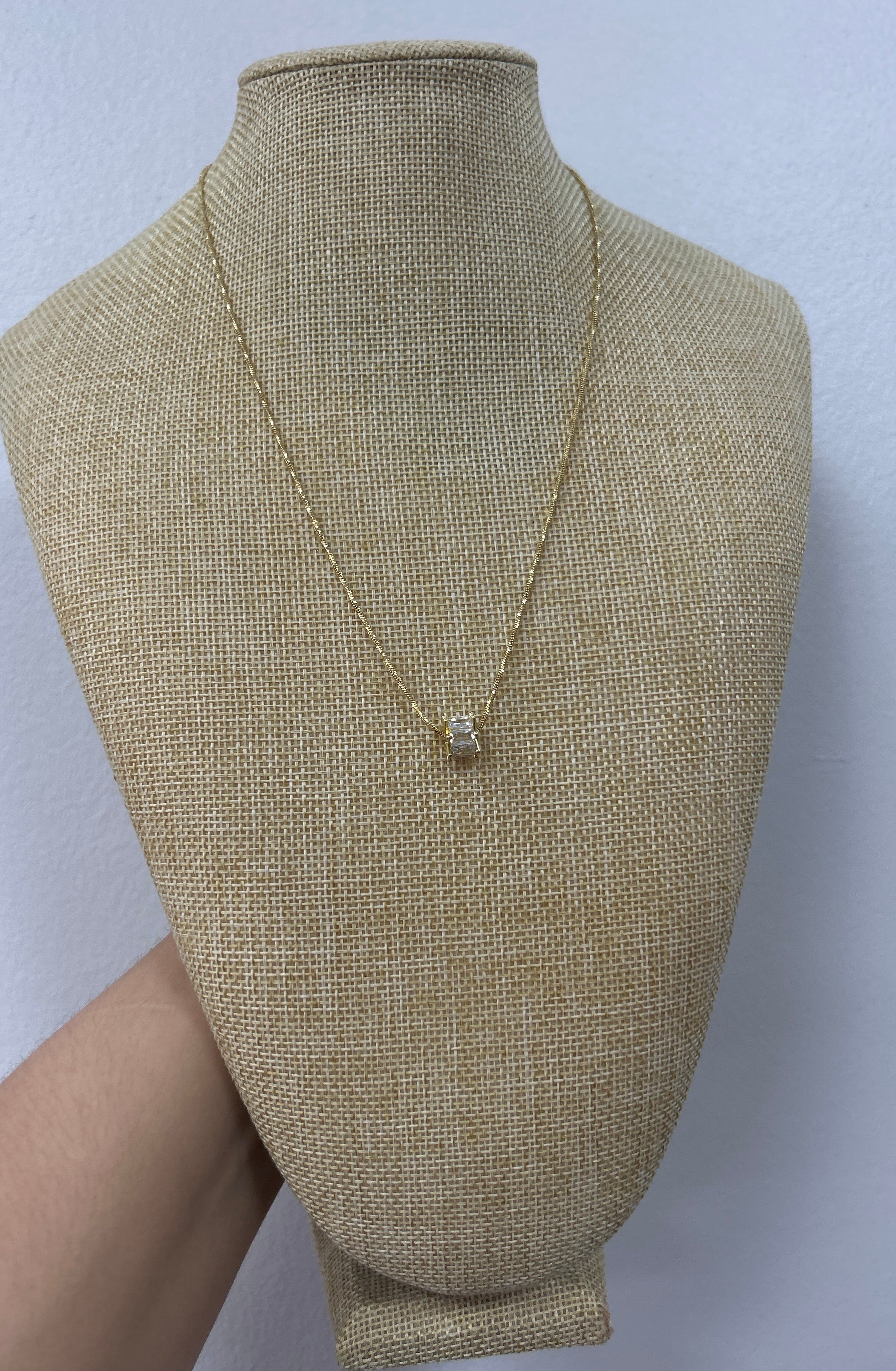 Collar Dorado Elegance Crystal