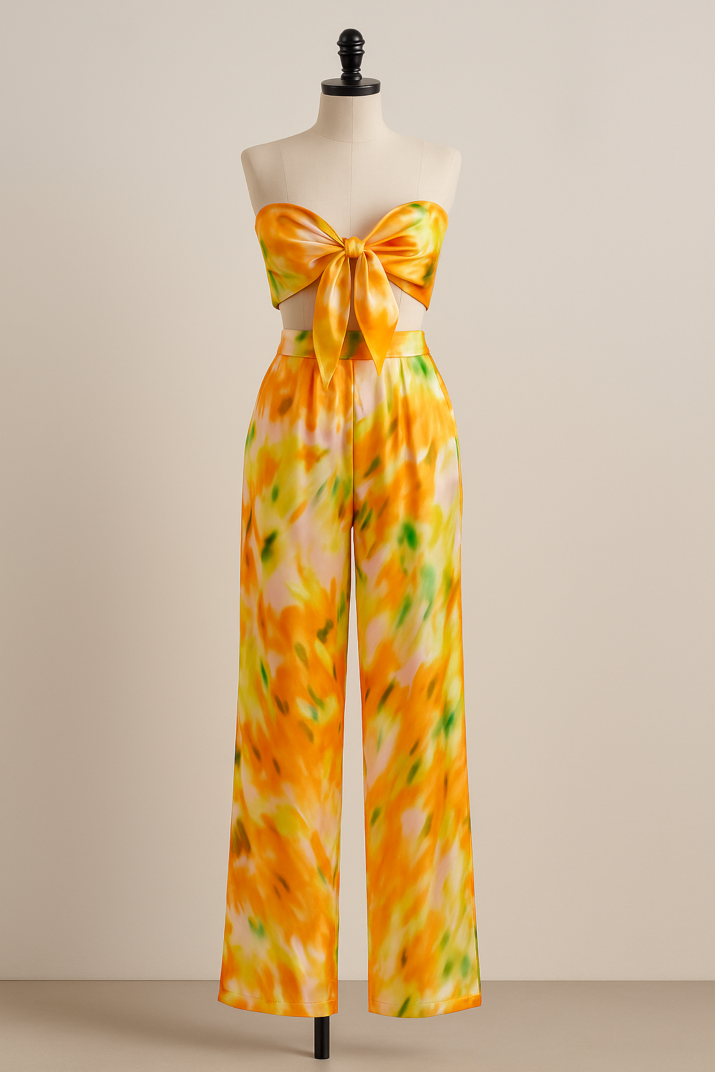 Conjunto Satinado Sunset Glow