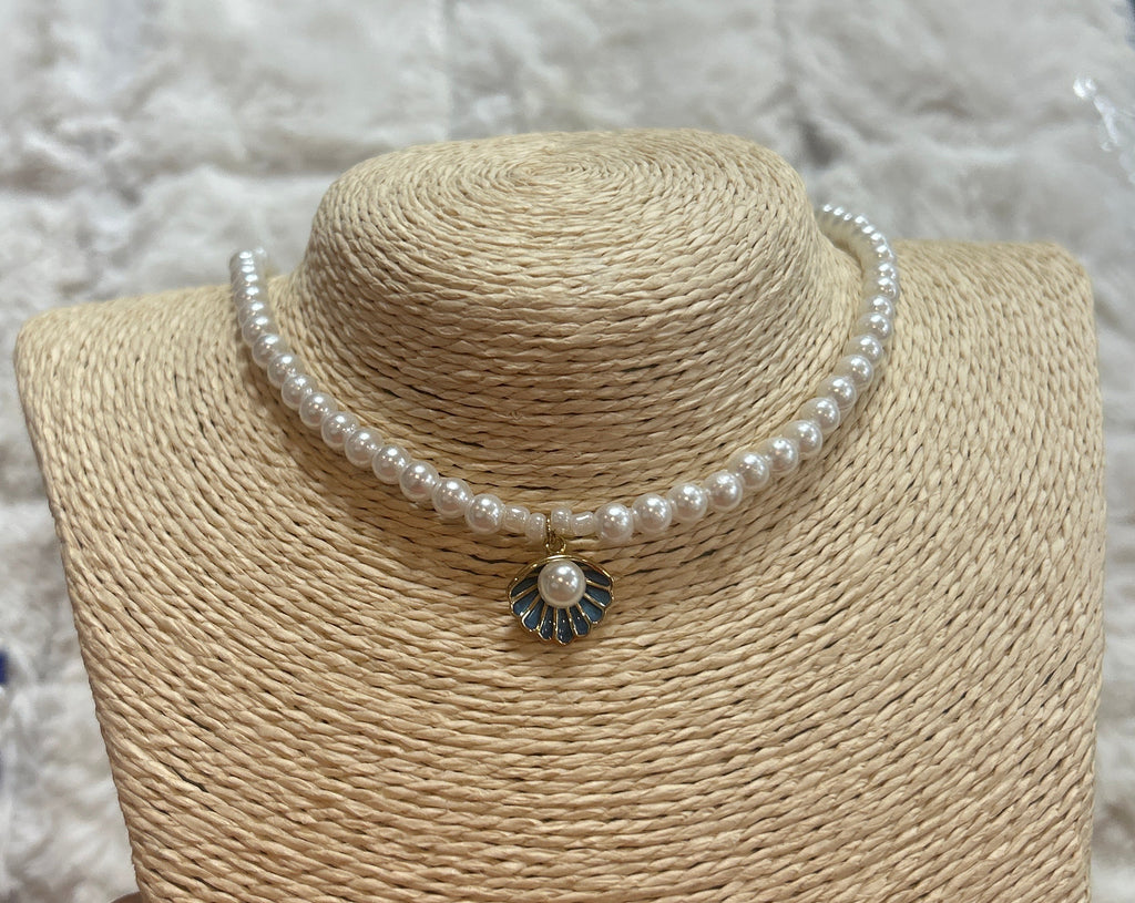 🐚 Collar Pearl Shell Dorado