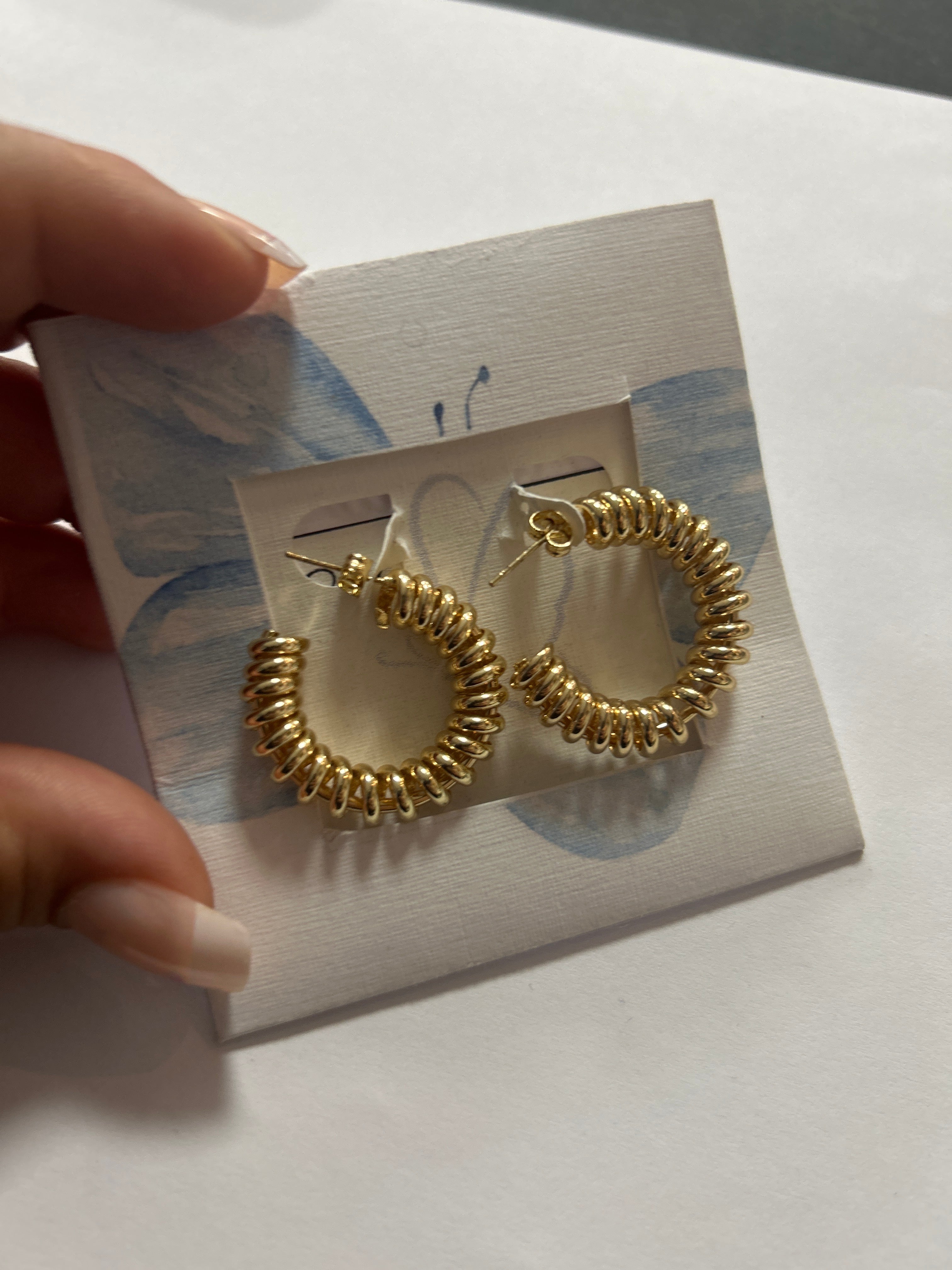 Aros Dorados Espiral