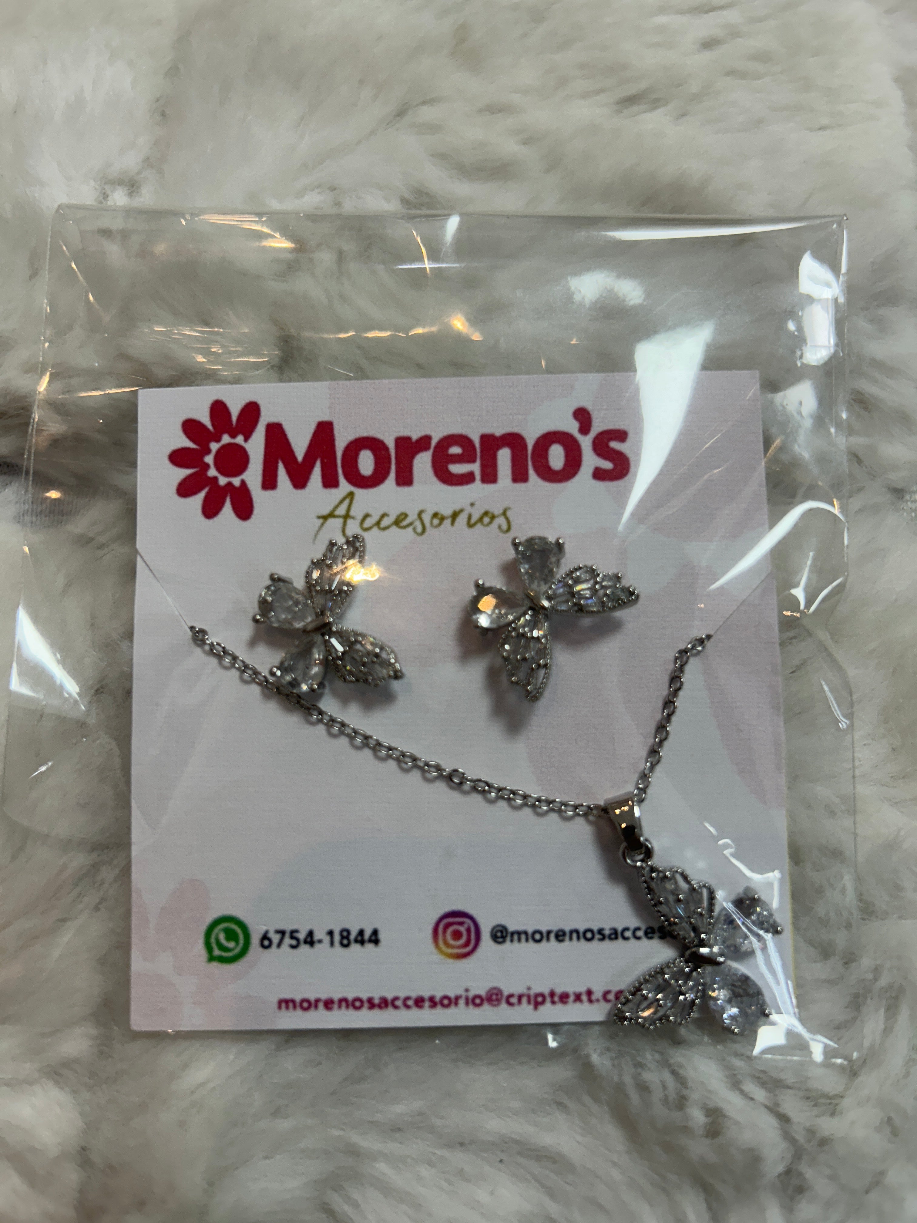 Set Mariposa de Cristal