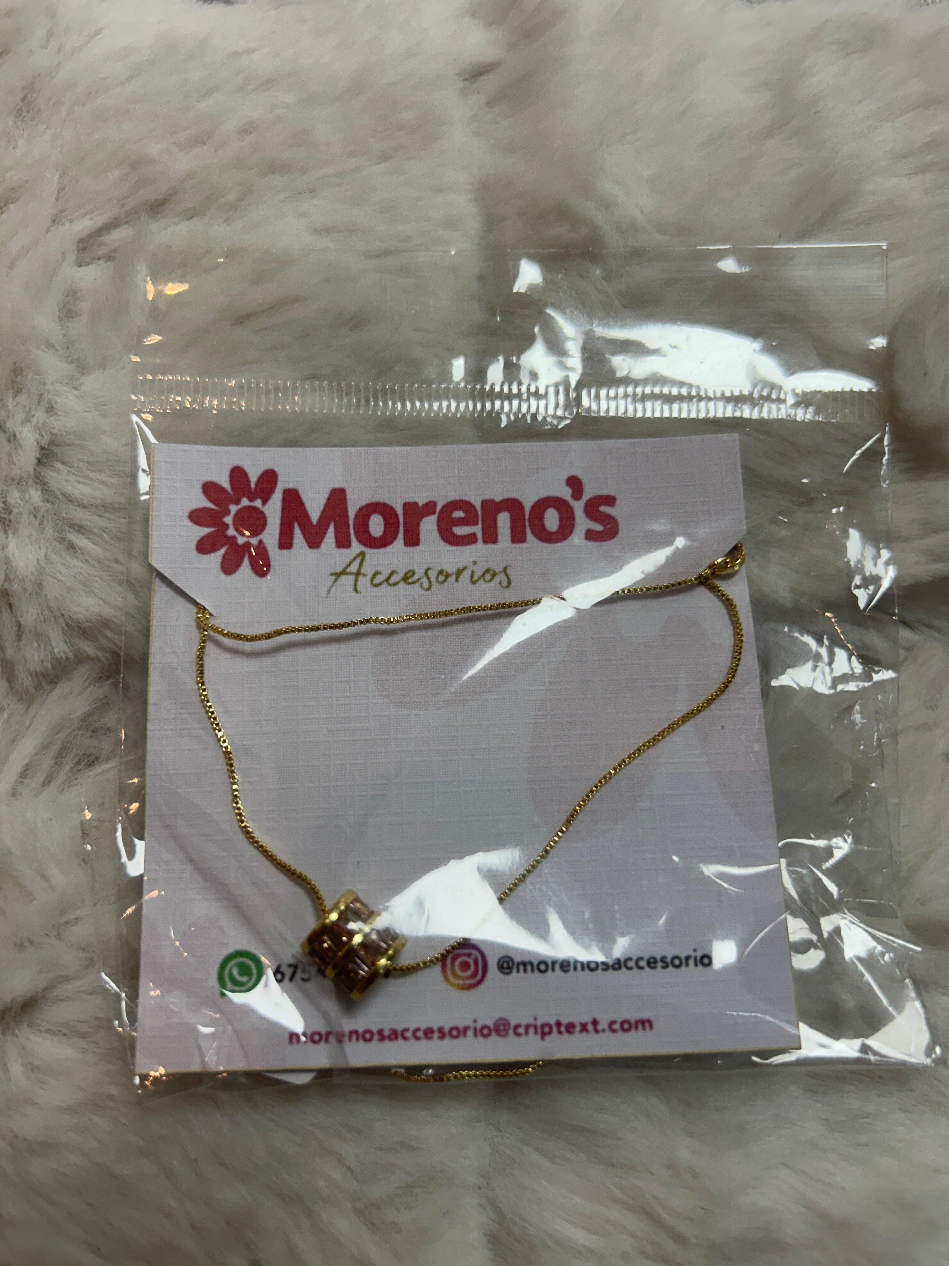 Collar Doble Aro Dorado