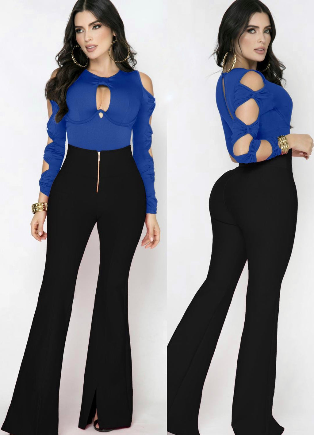 Pantalón Flare Black Elegance