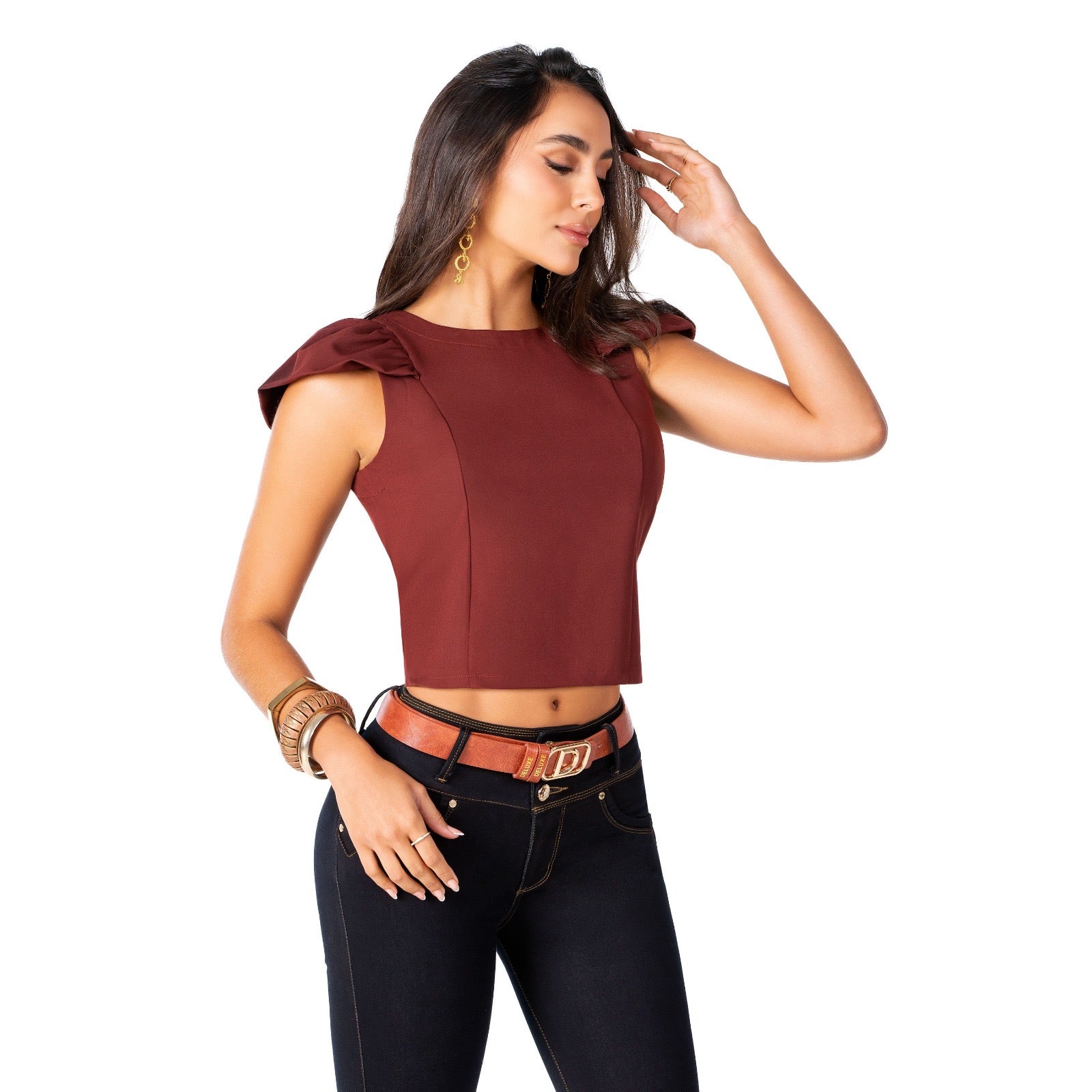 Blusa Vino Tinto