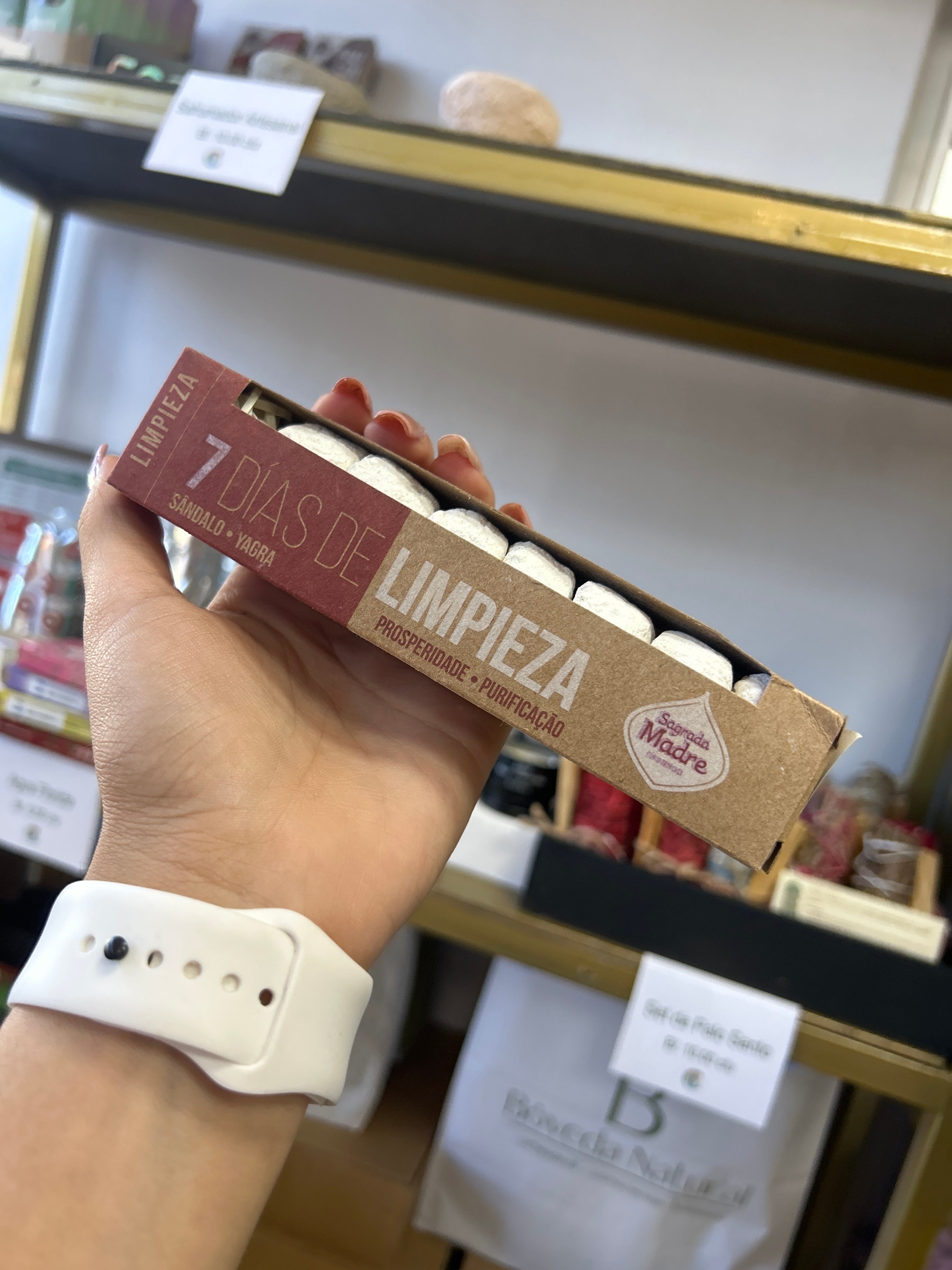 SM pastillas 7 días limpieza yagra-sándalo