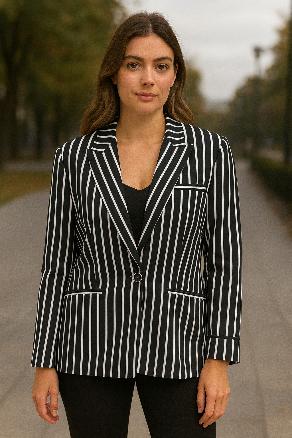 Blazer Black Stripes