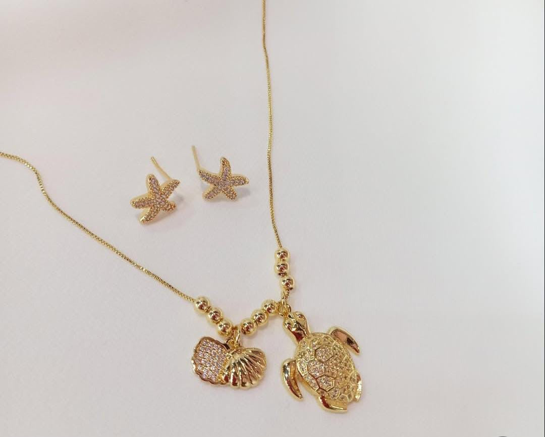 Set Marino Dorado Morenos