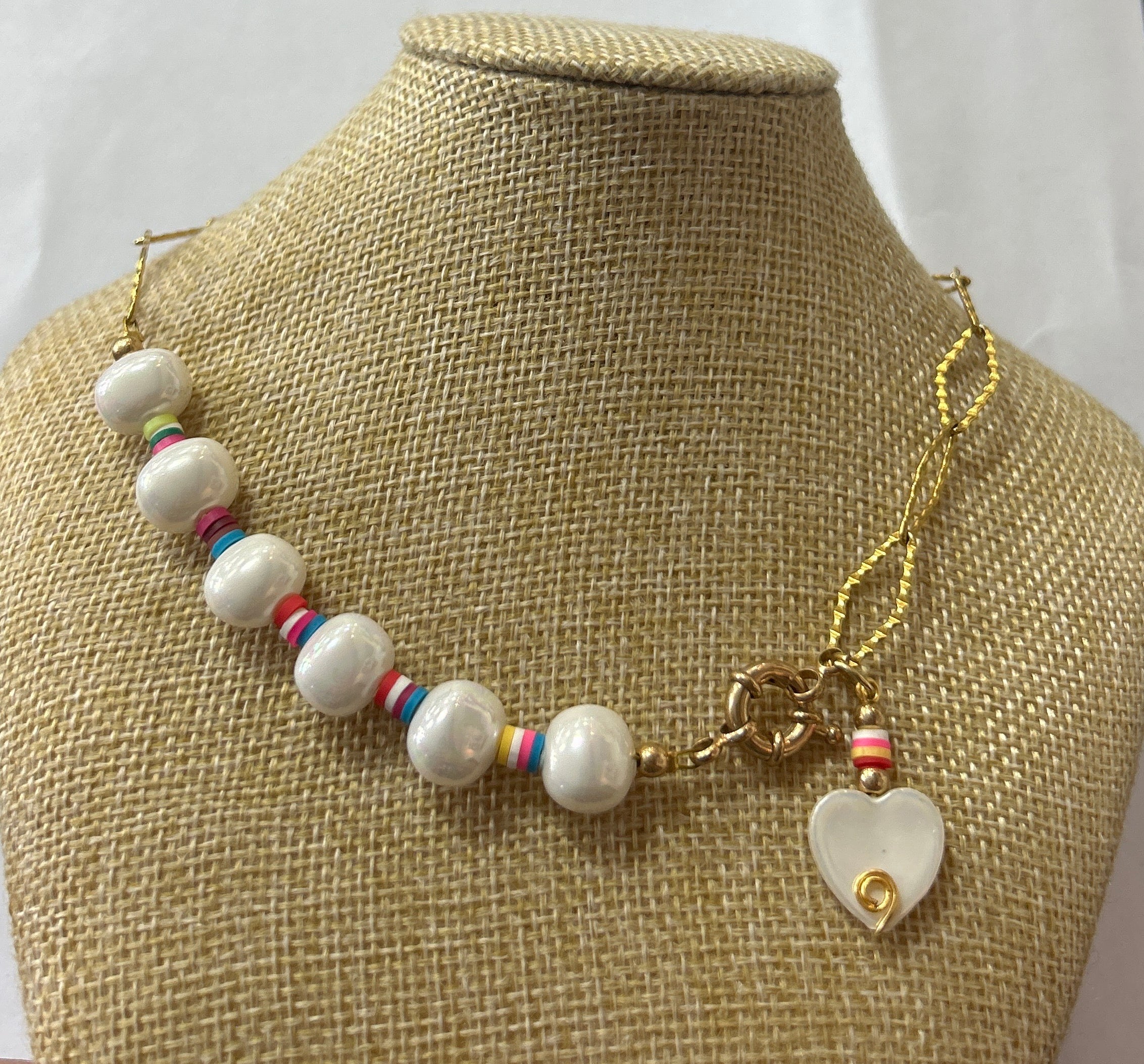 Collar Pearl Rainbow