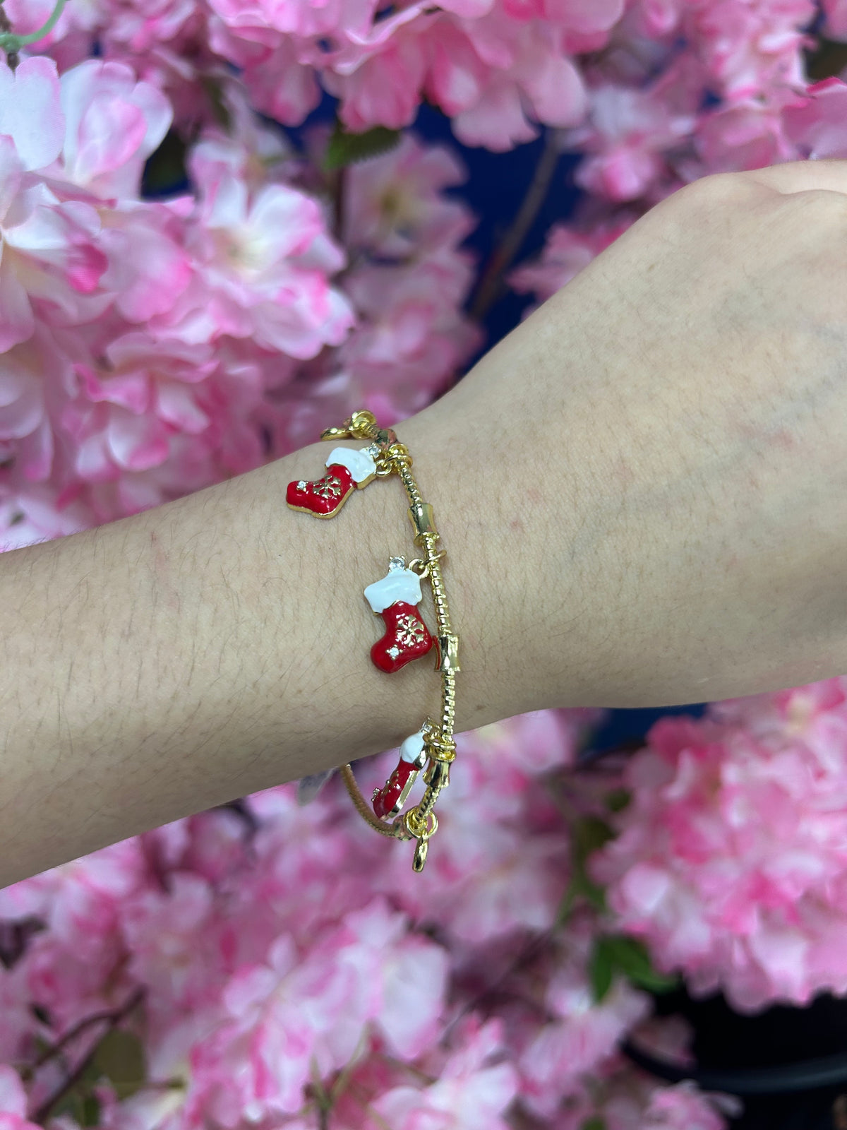 Pulsera de Botas de Navidad