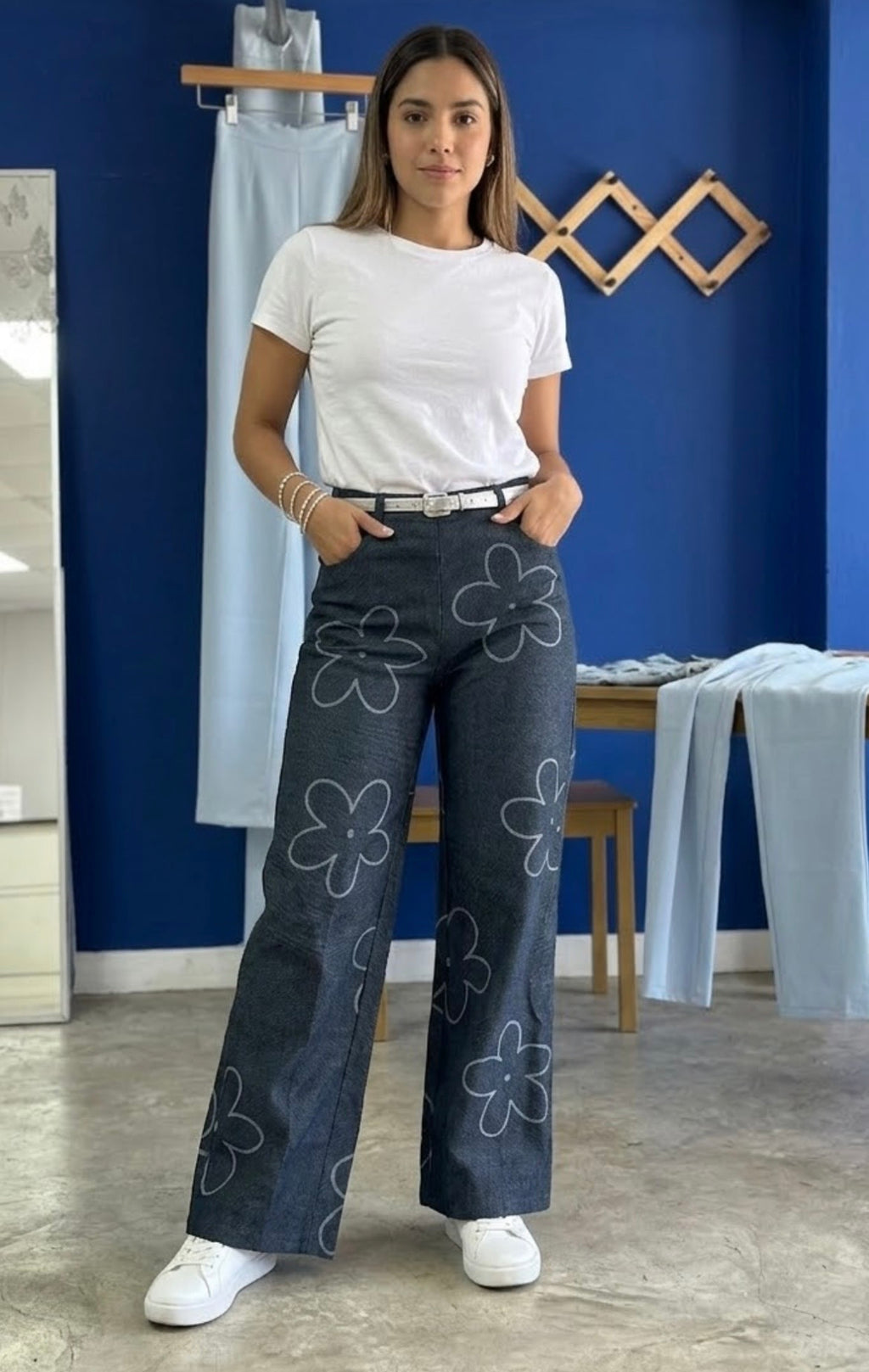 Pantalón Basta Ancha tipo Jean