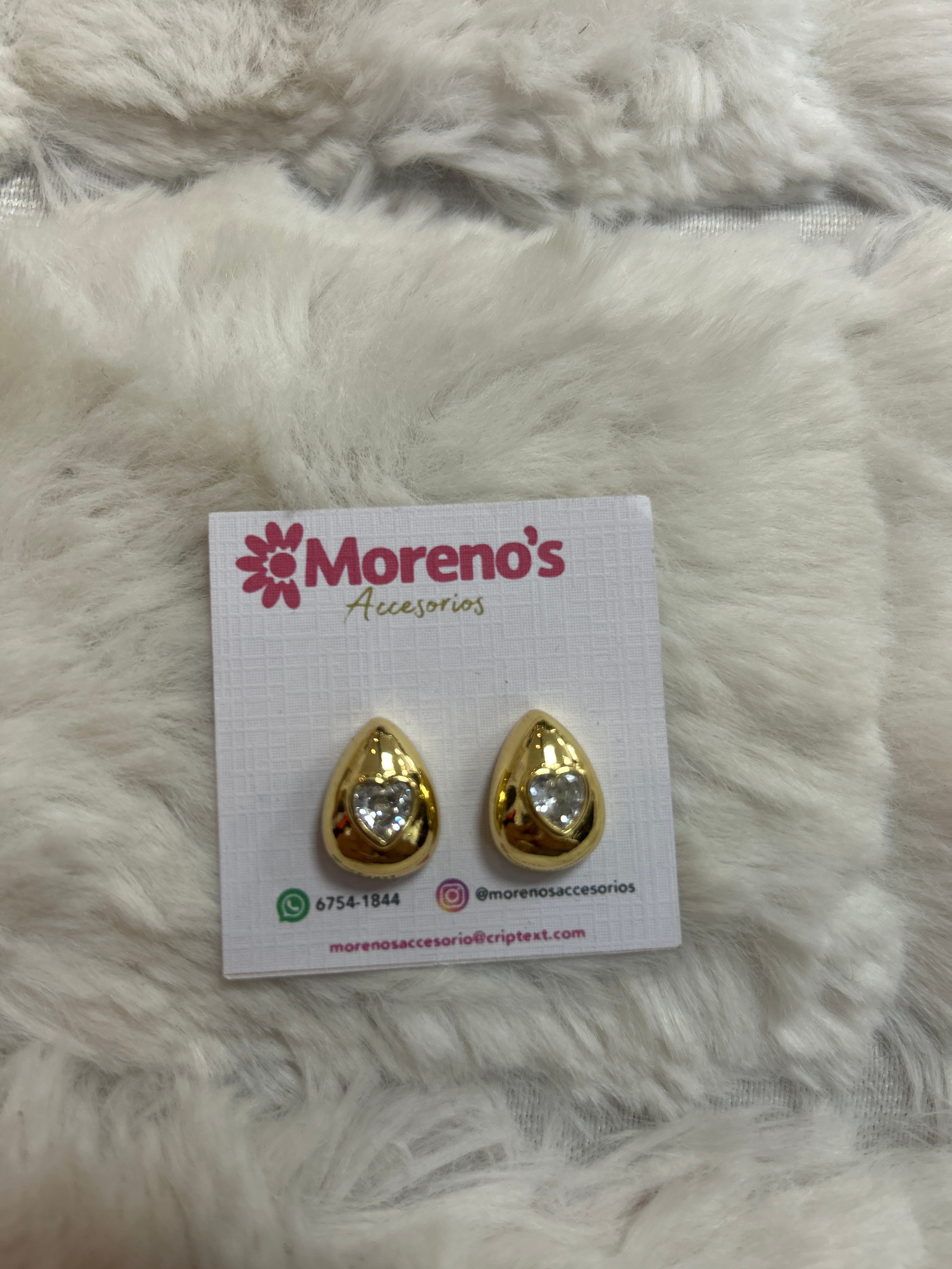 Aretes Gota Dorada