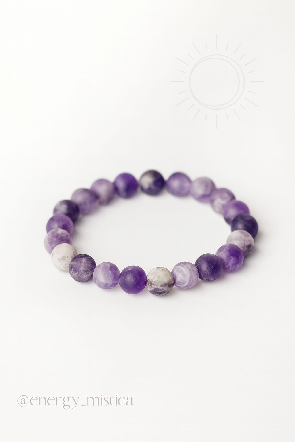 Pulsera de Amatista Matte – Serenidad y Protección