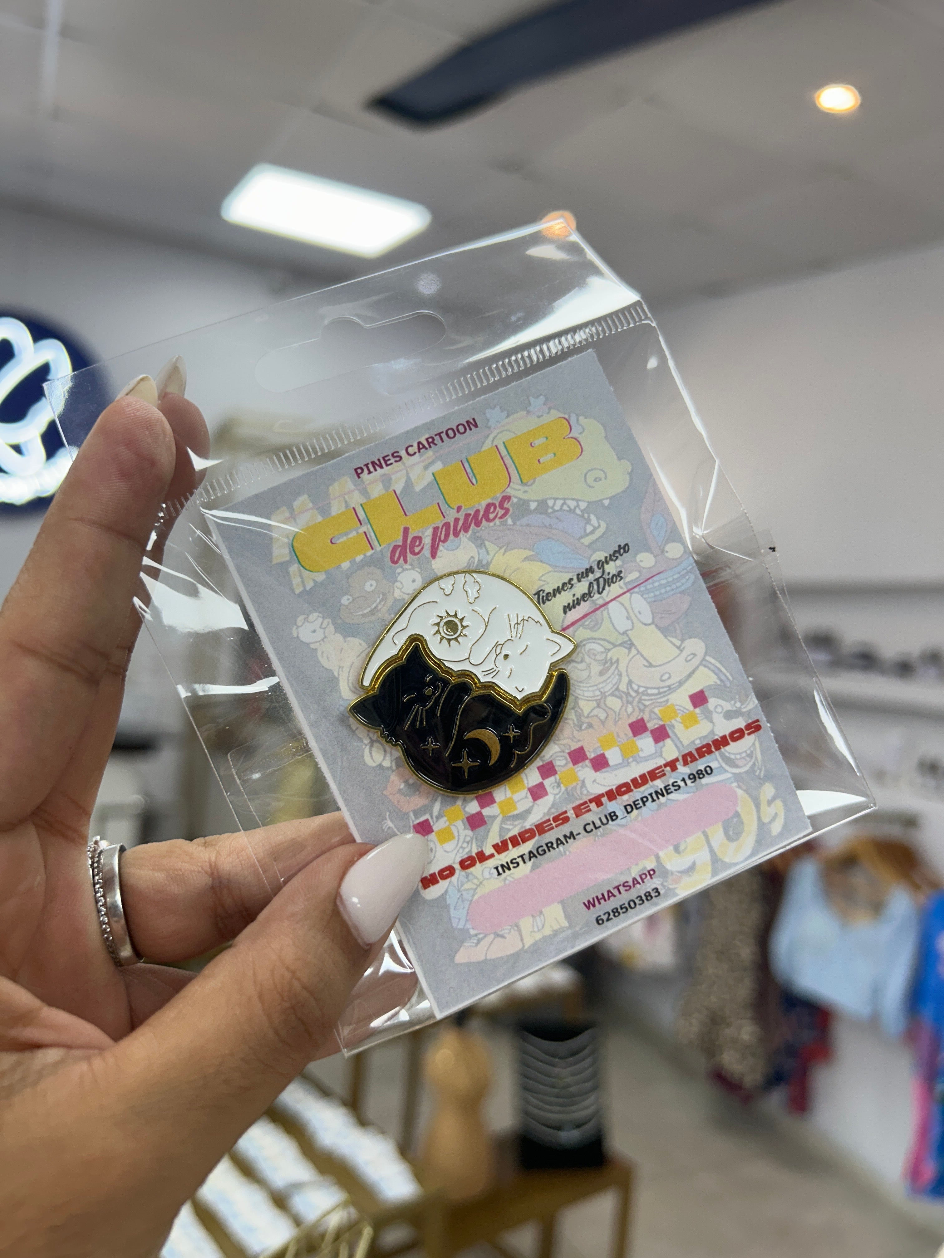 Pin Dúo Gatitos