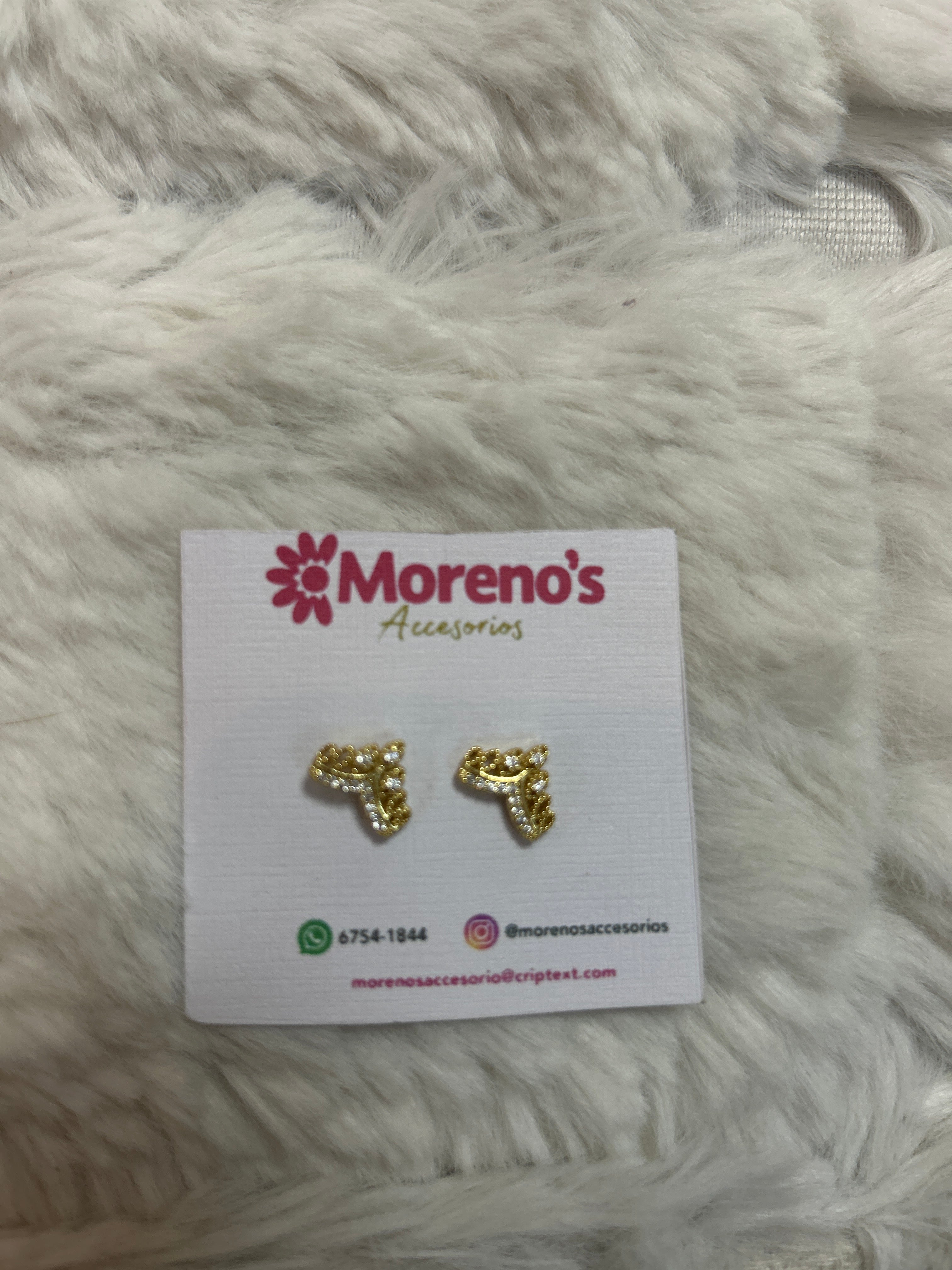 Aretes Alas Doradas