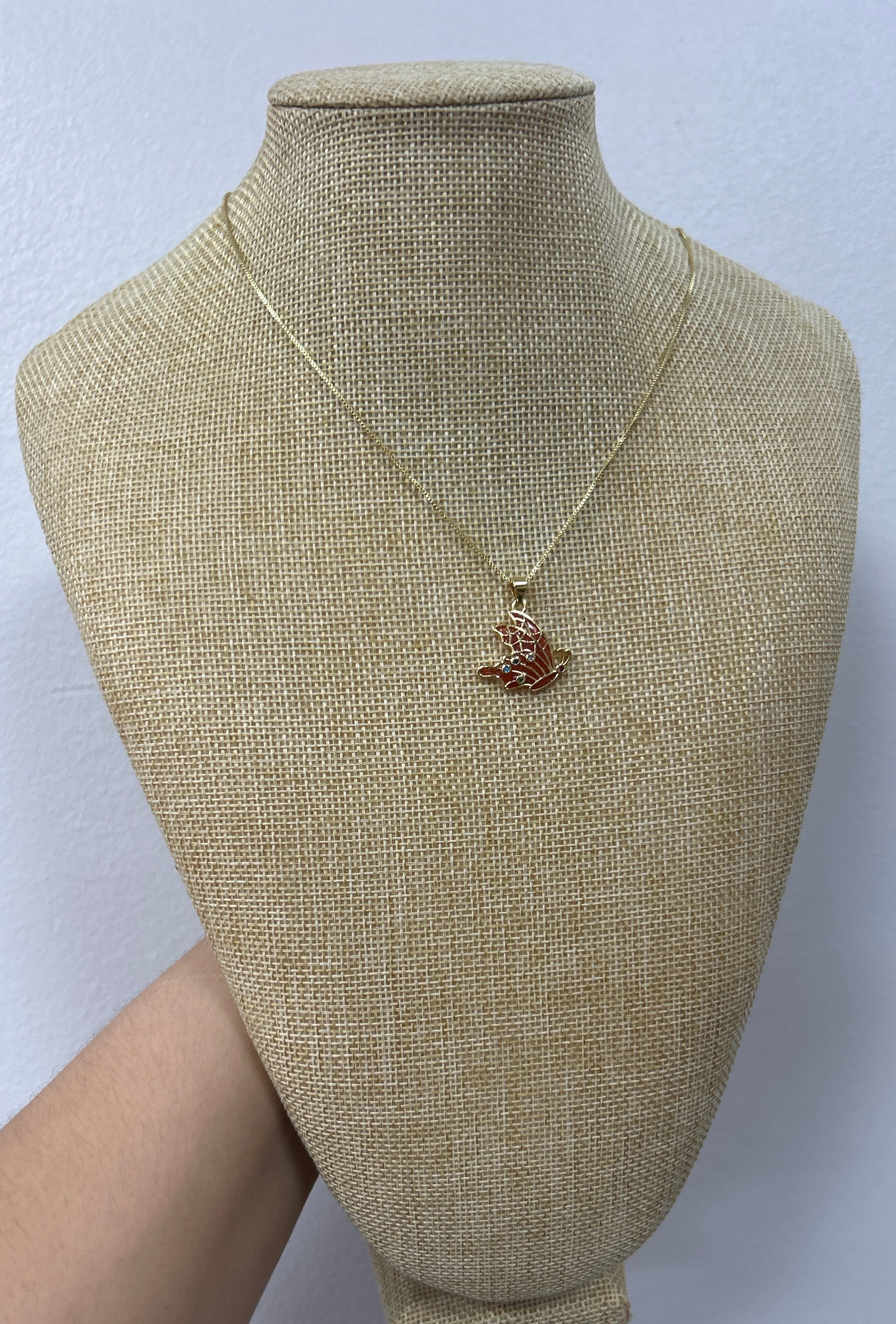 Collar Mariposa Dorada