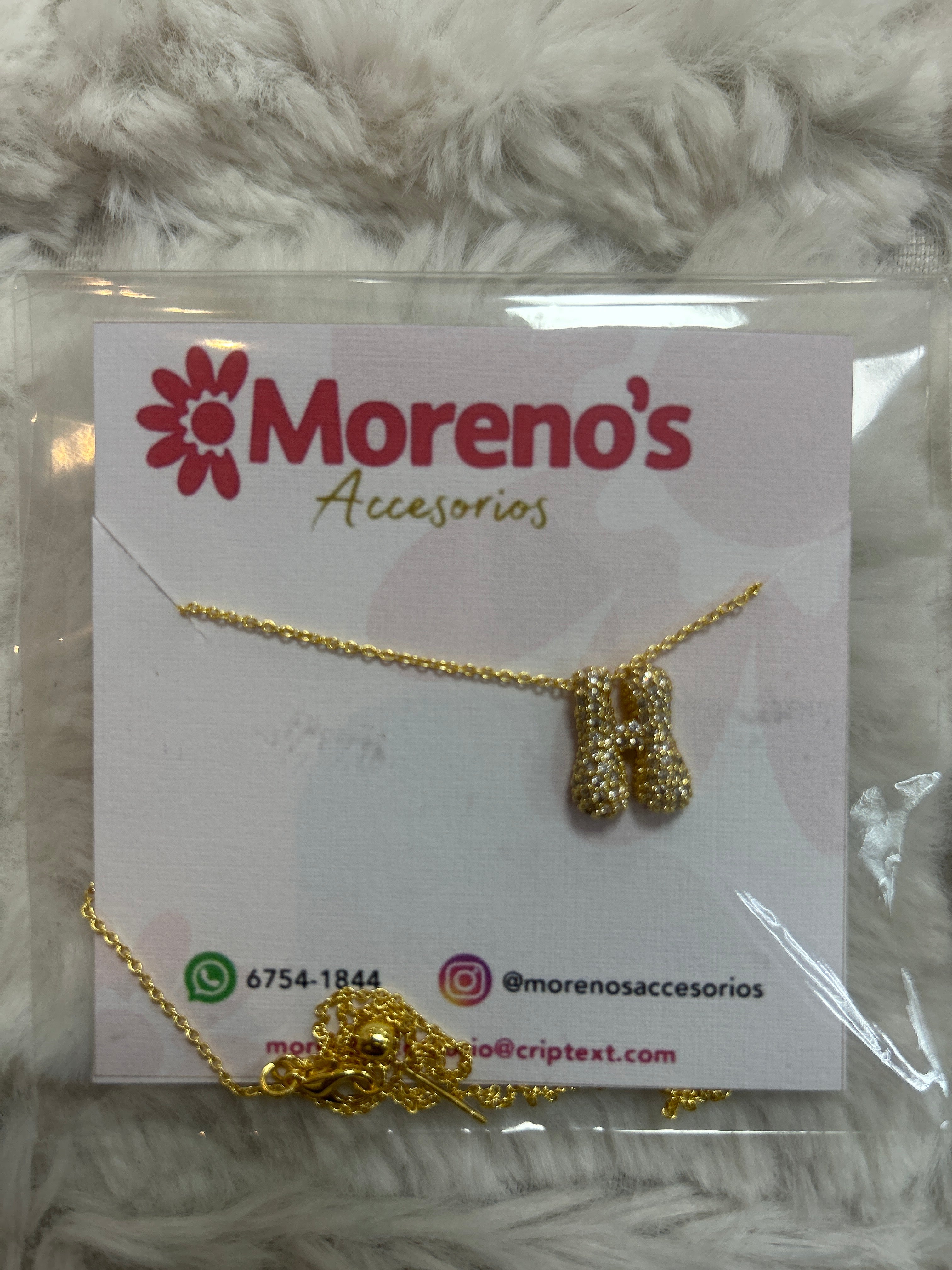 Collar Iniciales Doradas