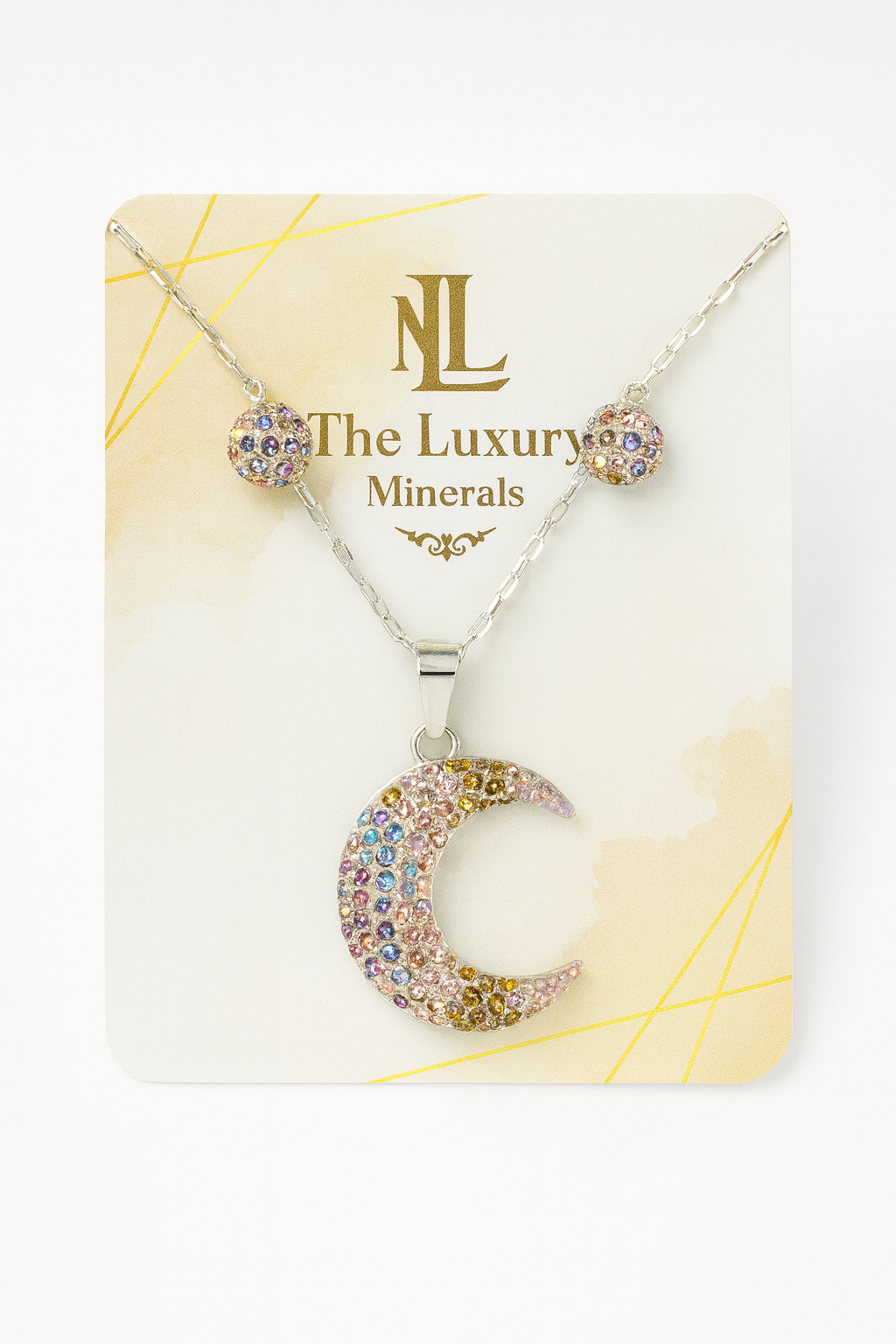 Collar Luna Mística Crystal Shine