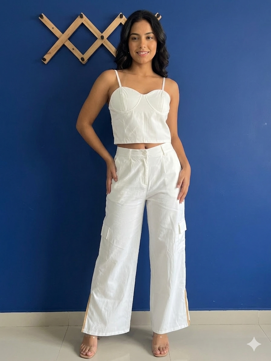 Conjunto Blanco Basta Ancha
