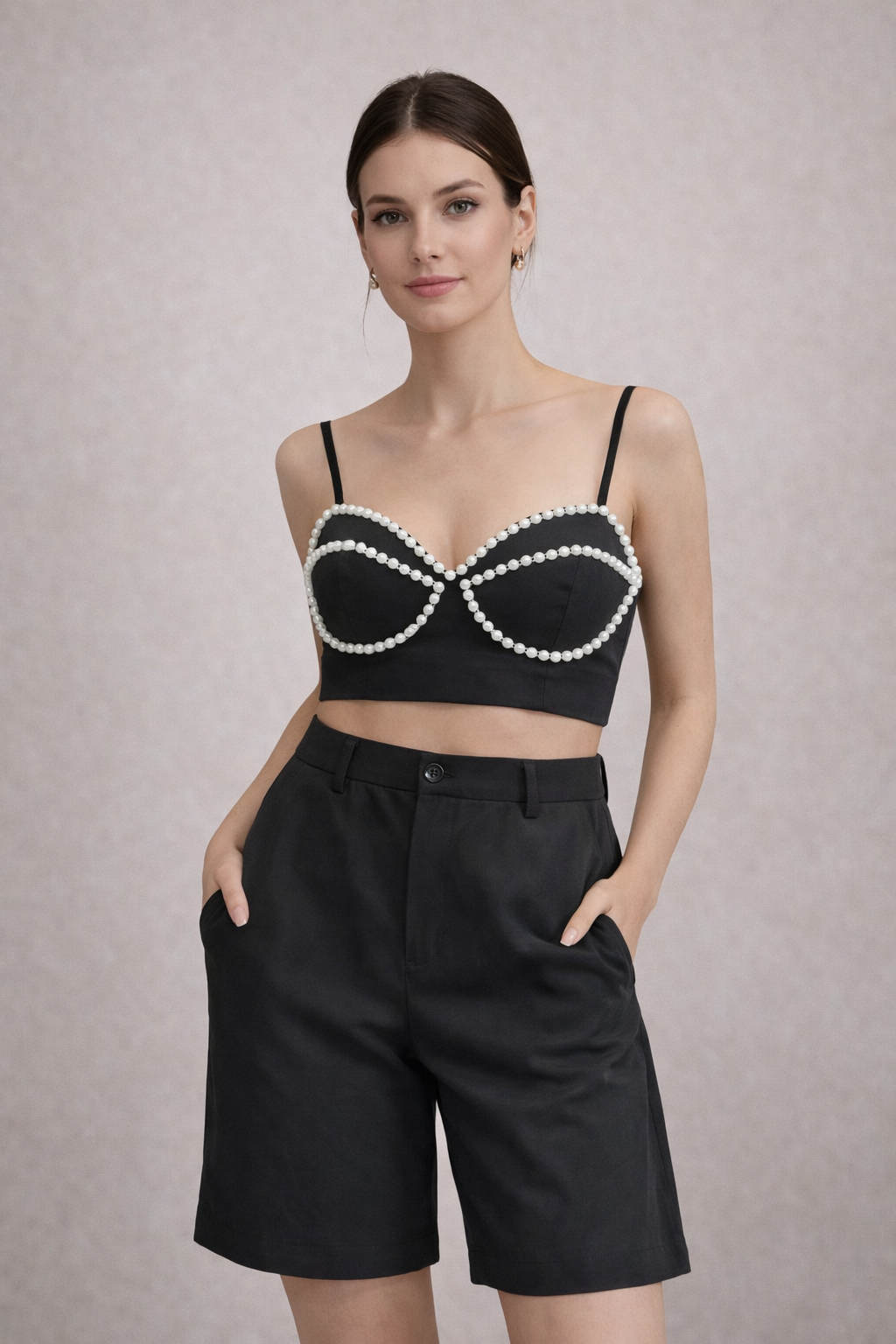 Conjunto Black Pearl Elegance
